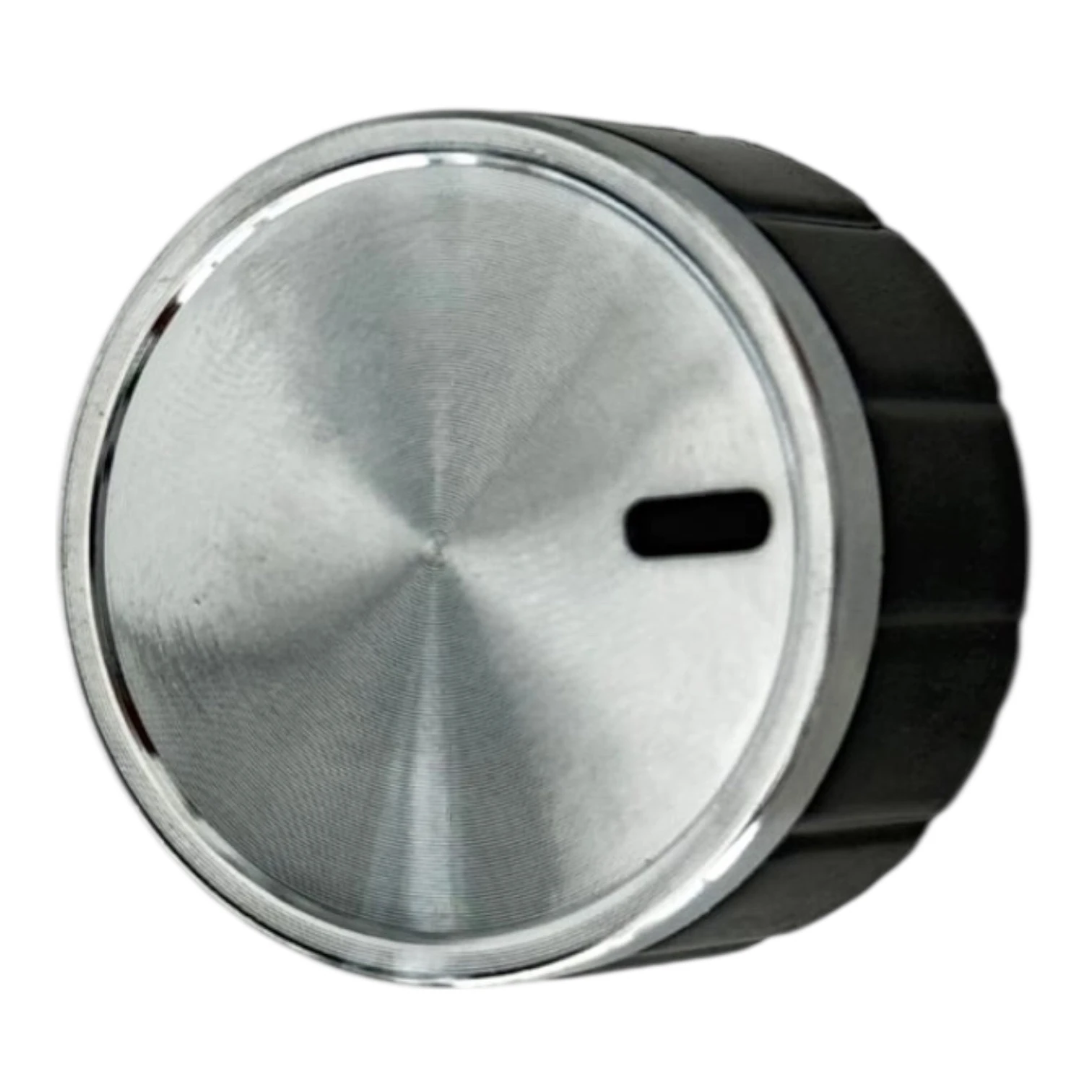 Termikel Ankastre Ocak Düğmesi, Siyah İnox Kaplama 32536-BL IX