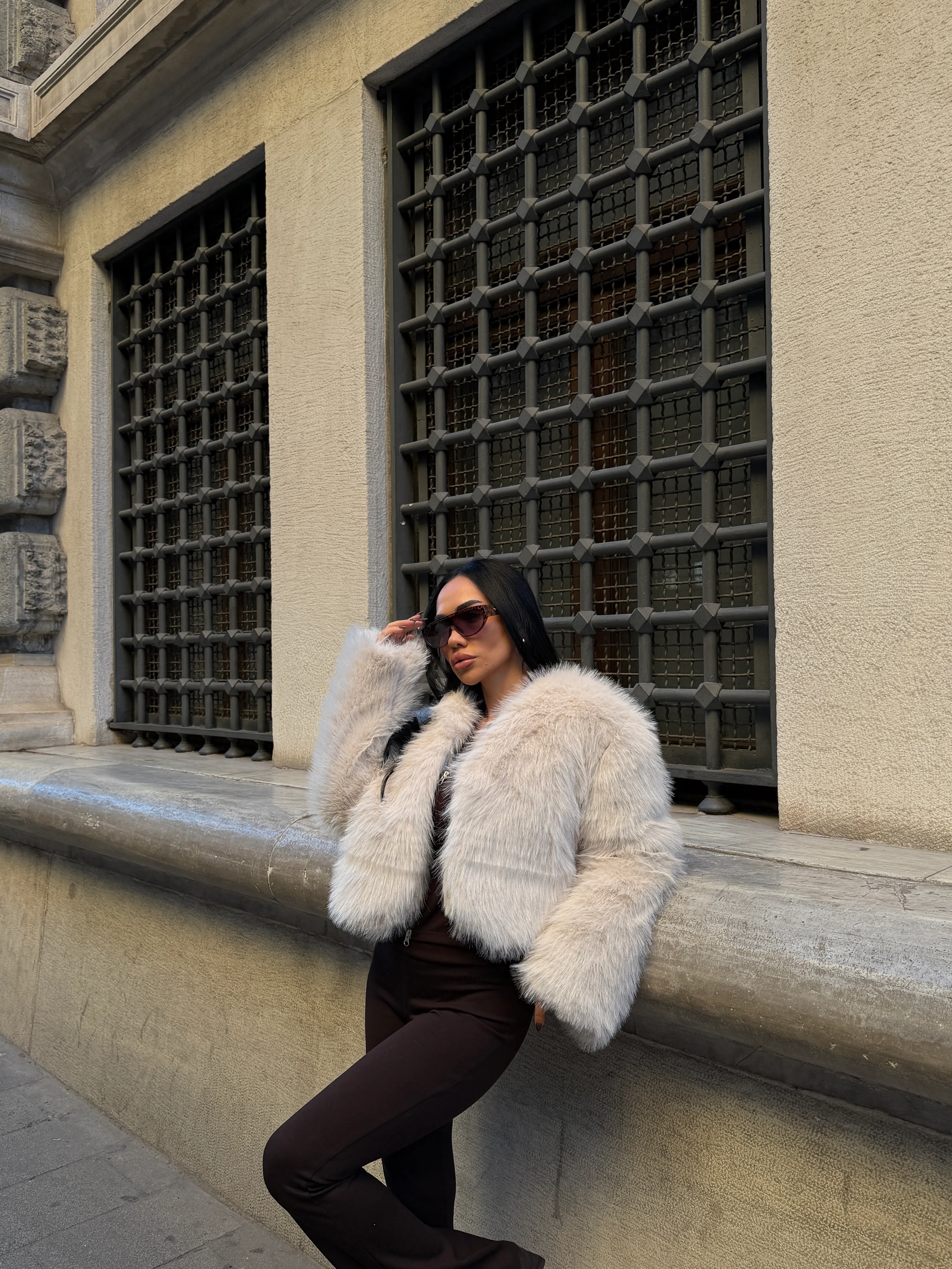 Premium Hacimli Kısa Kürk