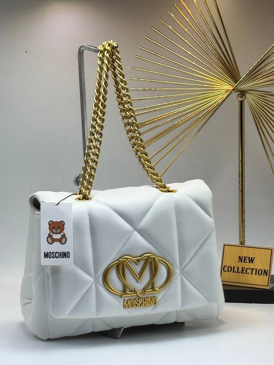 MOSCHINO KAPİTONELİ - Beyaz