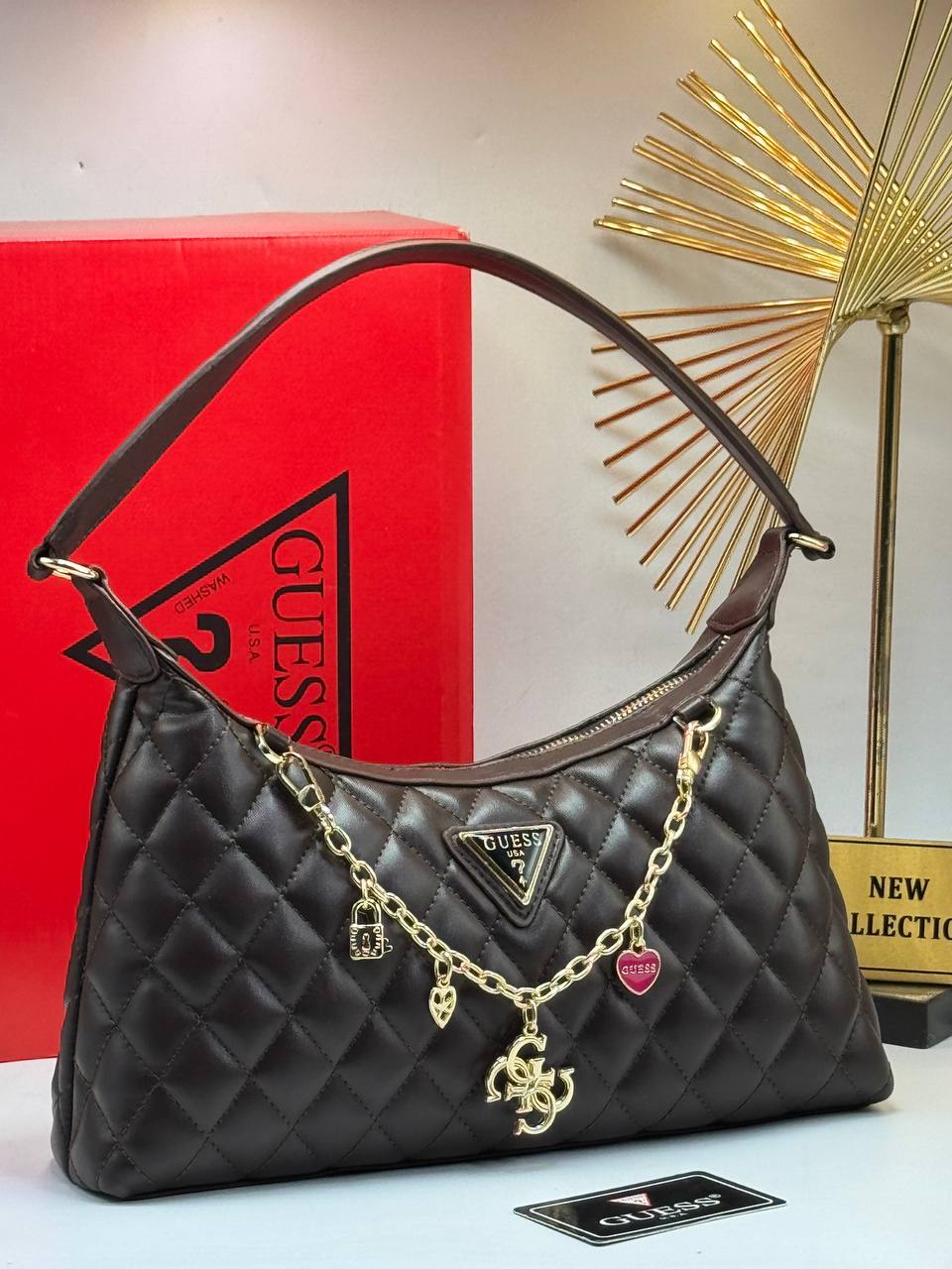 GUESS EVER FLAP ÇANTA - Kahverengi