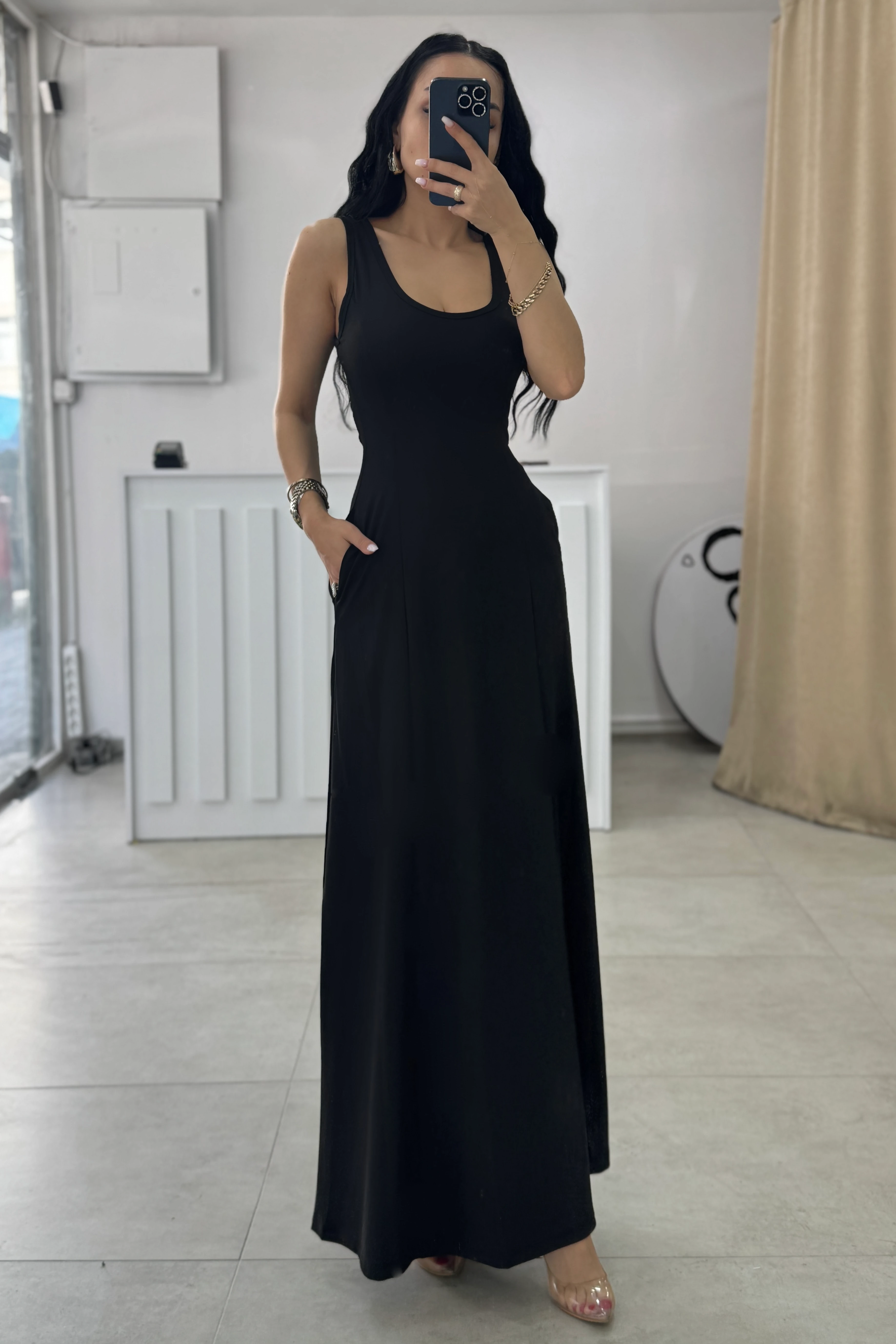  Luna Cepli Uzun Elbise