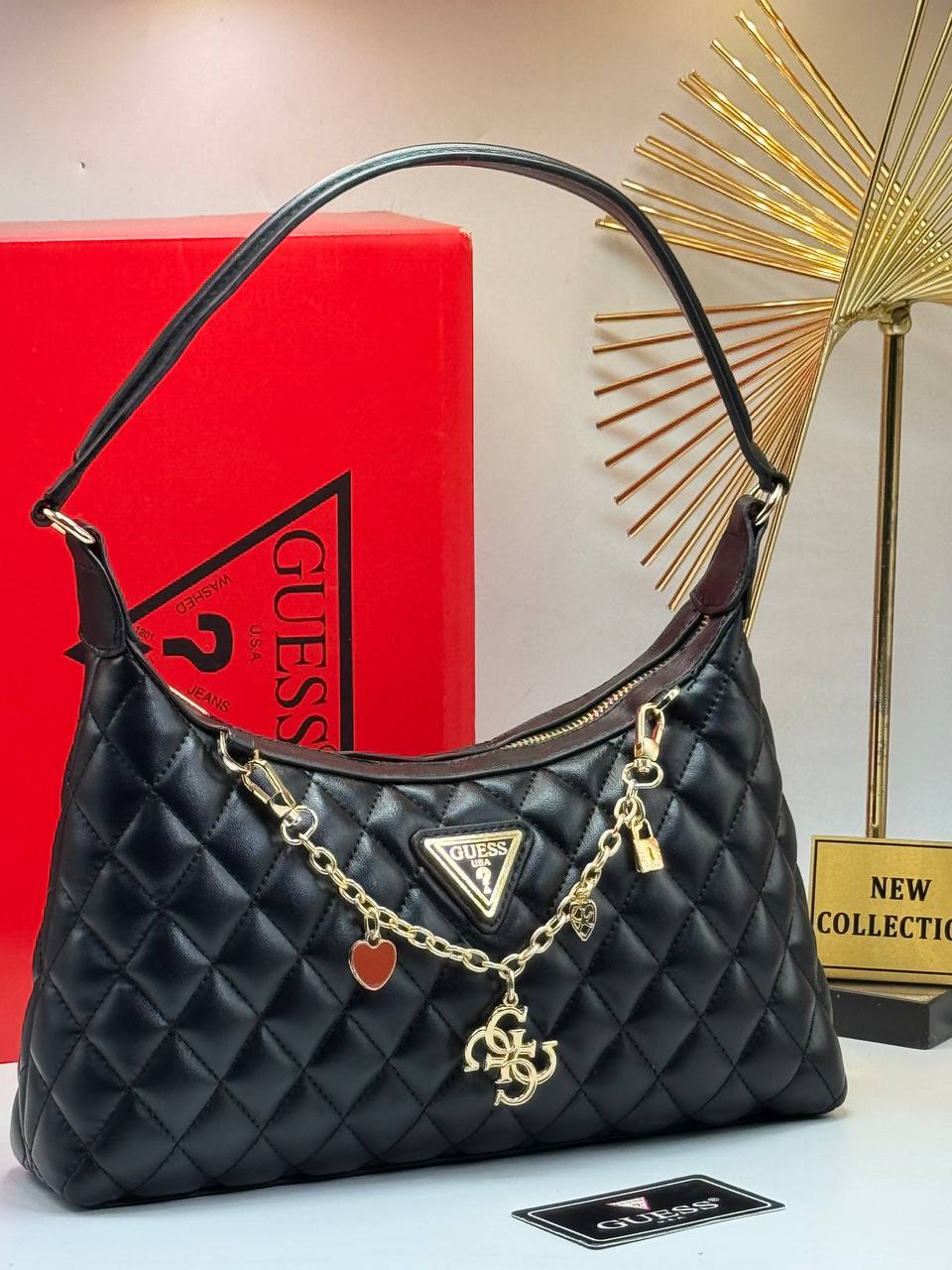 GUESS EVER FLAP ÇANTA - Siyah