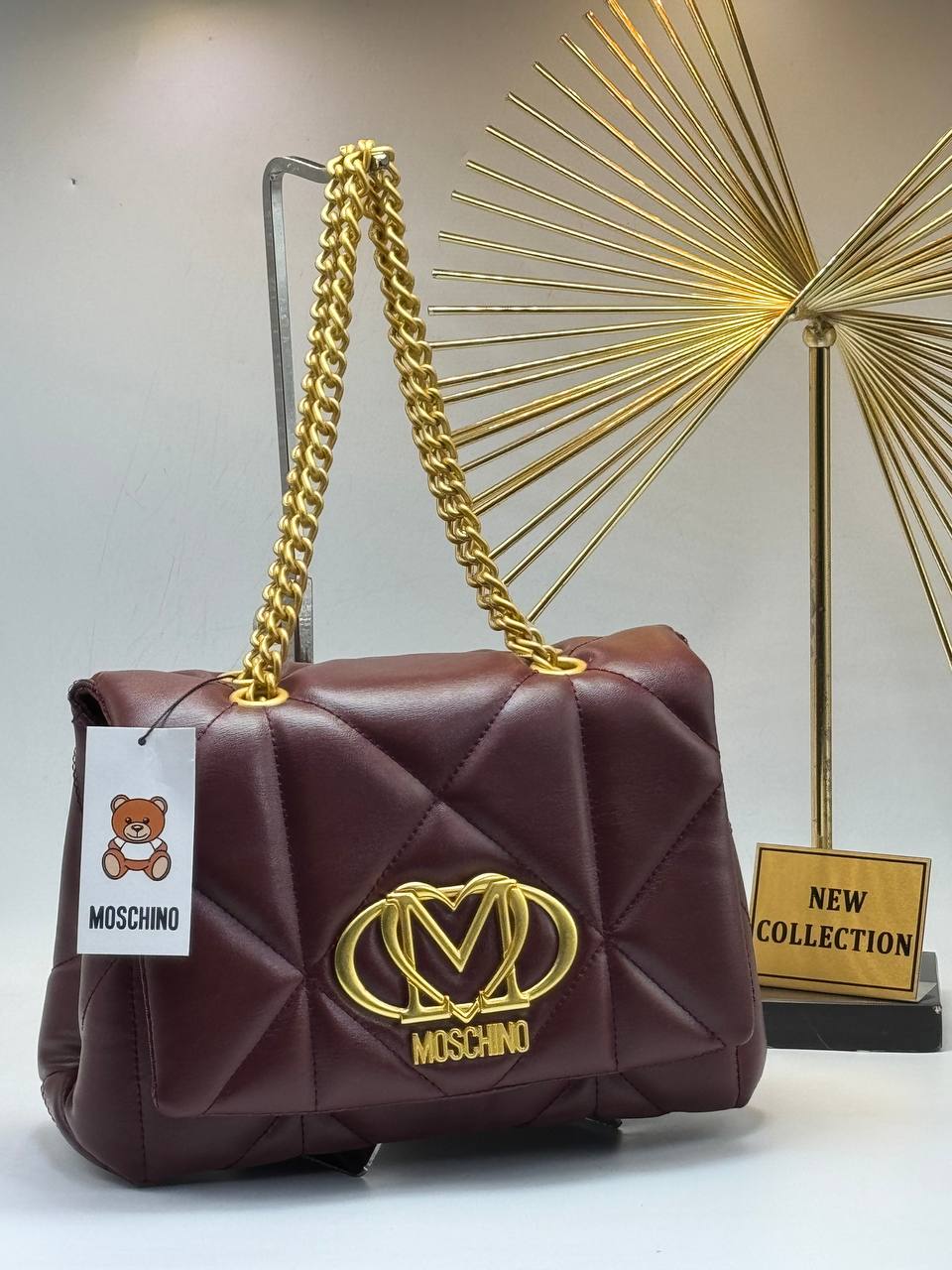 MOSCHINO KAPİTONELİ - Bordo