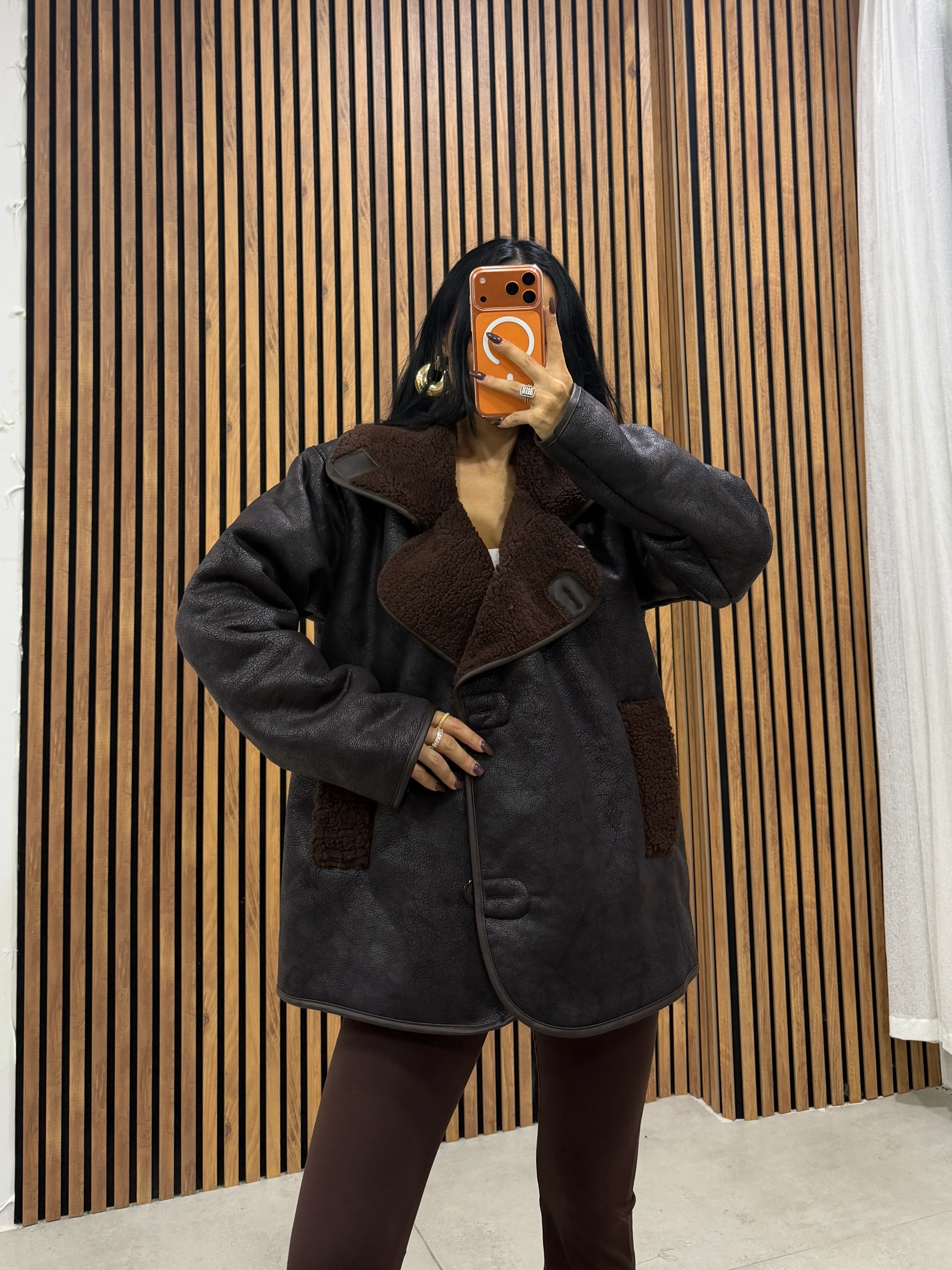 Deri Görünümlü Teddy Kaban