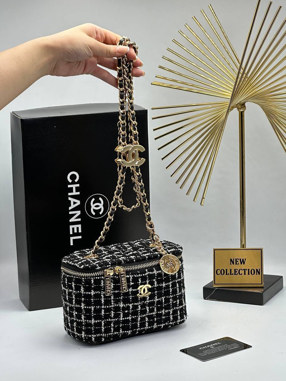 CHANEL ÇANTA  - Siyah-Beyaz
