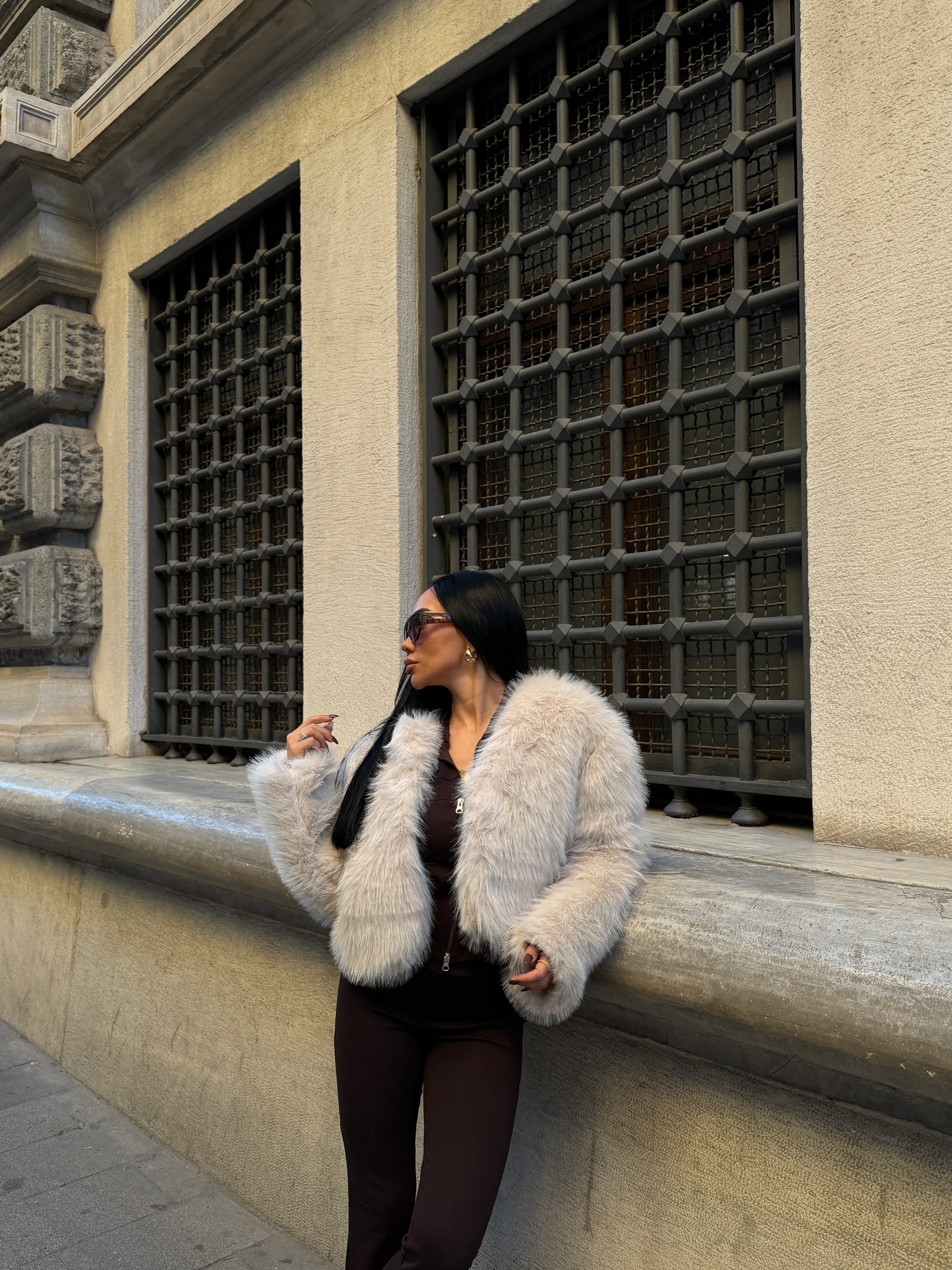 Premium Hacimli Kısa Kürk