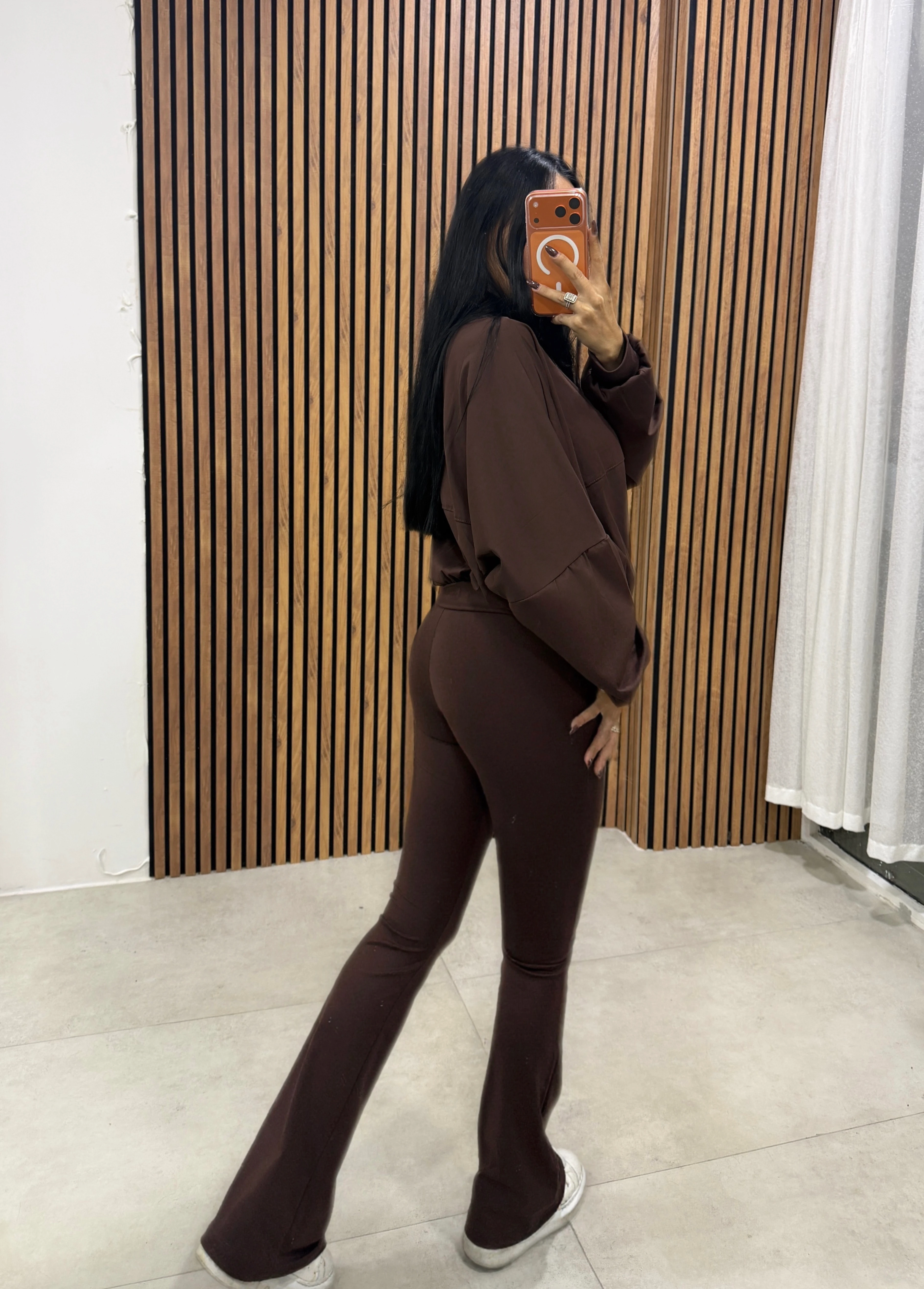 Flex Bomber Ceket ve İspanyol Paça Spor Takım