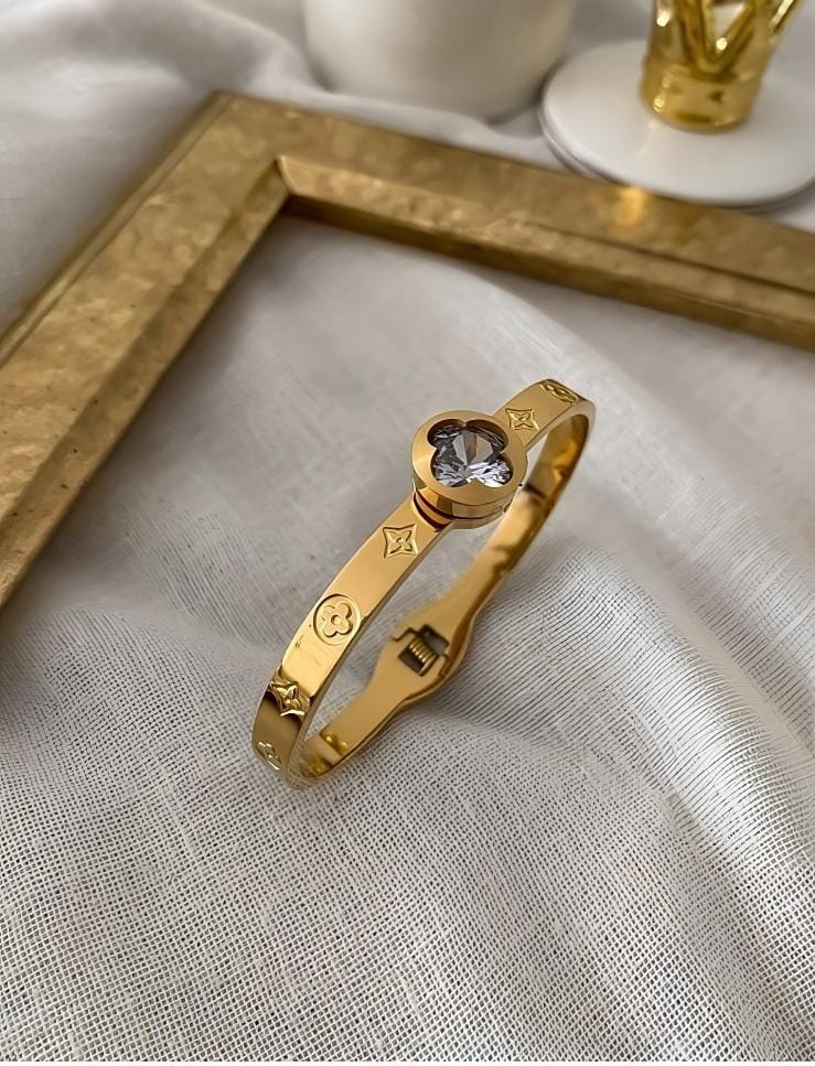 GOLD ZİRKON TAŞLI MARKA MODEL ÇELİK KELEPÇE