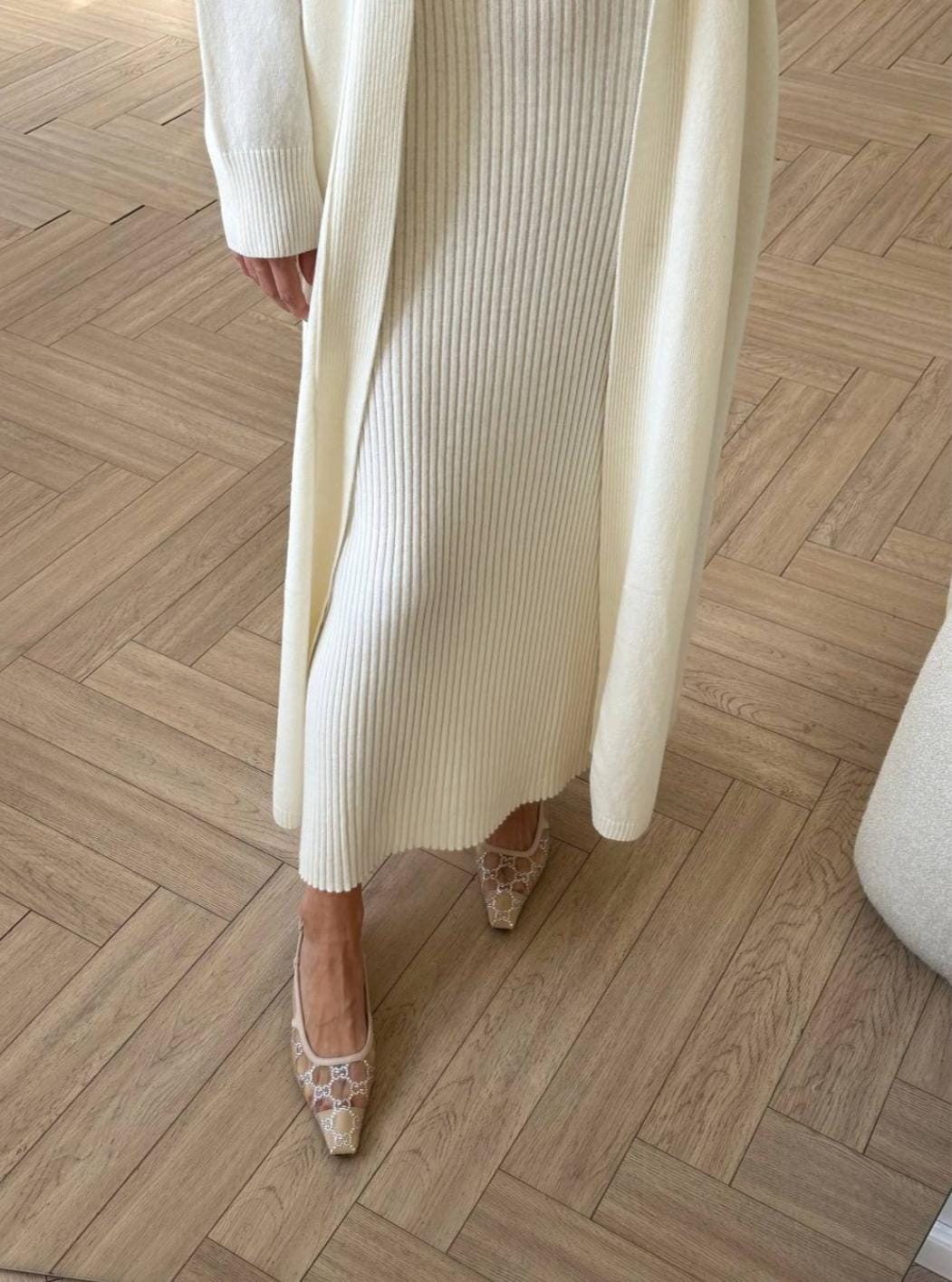 BALIKÇI YAKA ELBİSE HIRKALI TAKIM