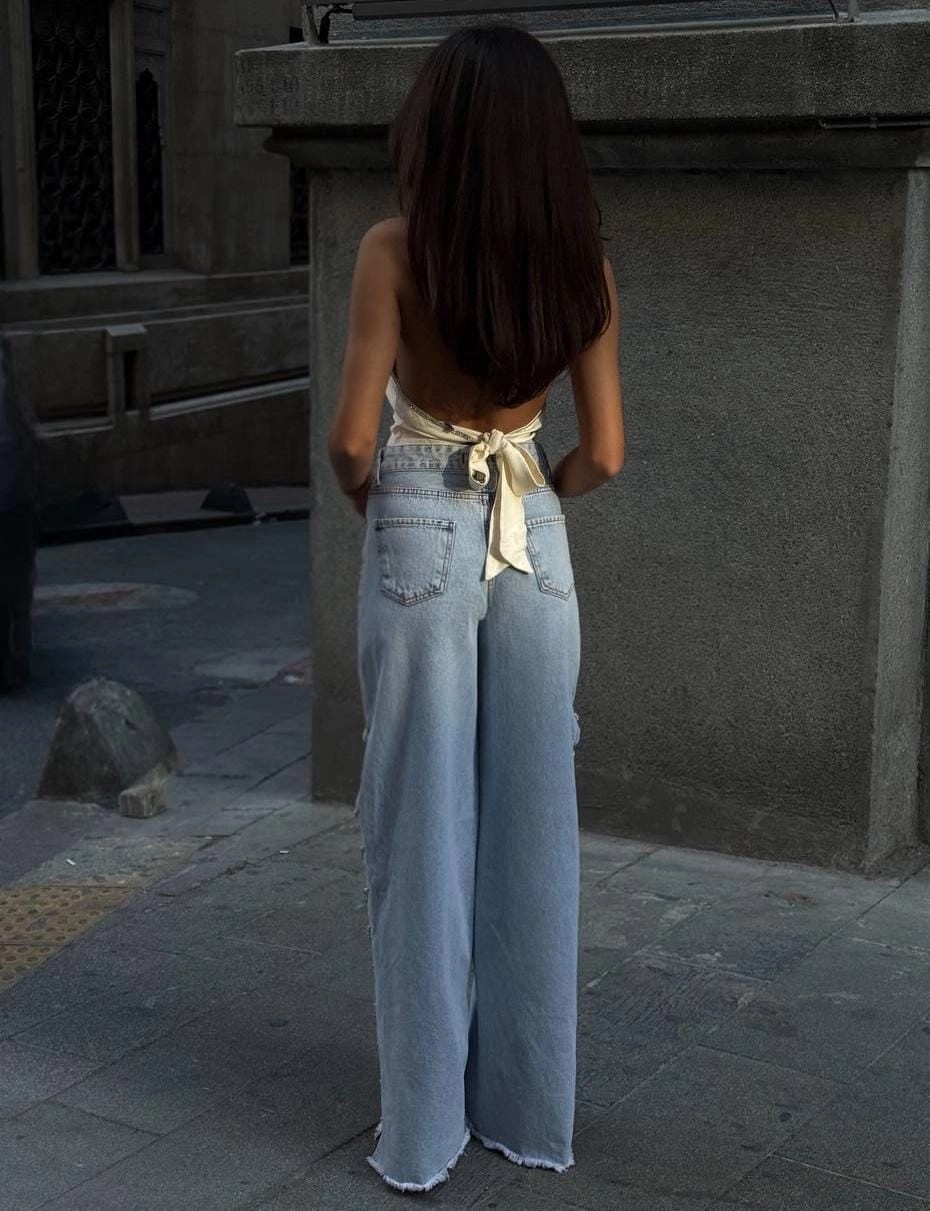 Tasarım Baggy Jean Pantolon