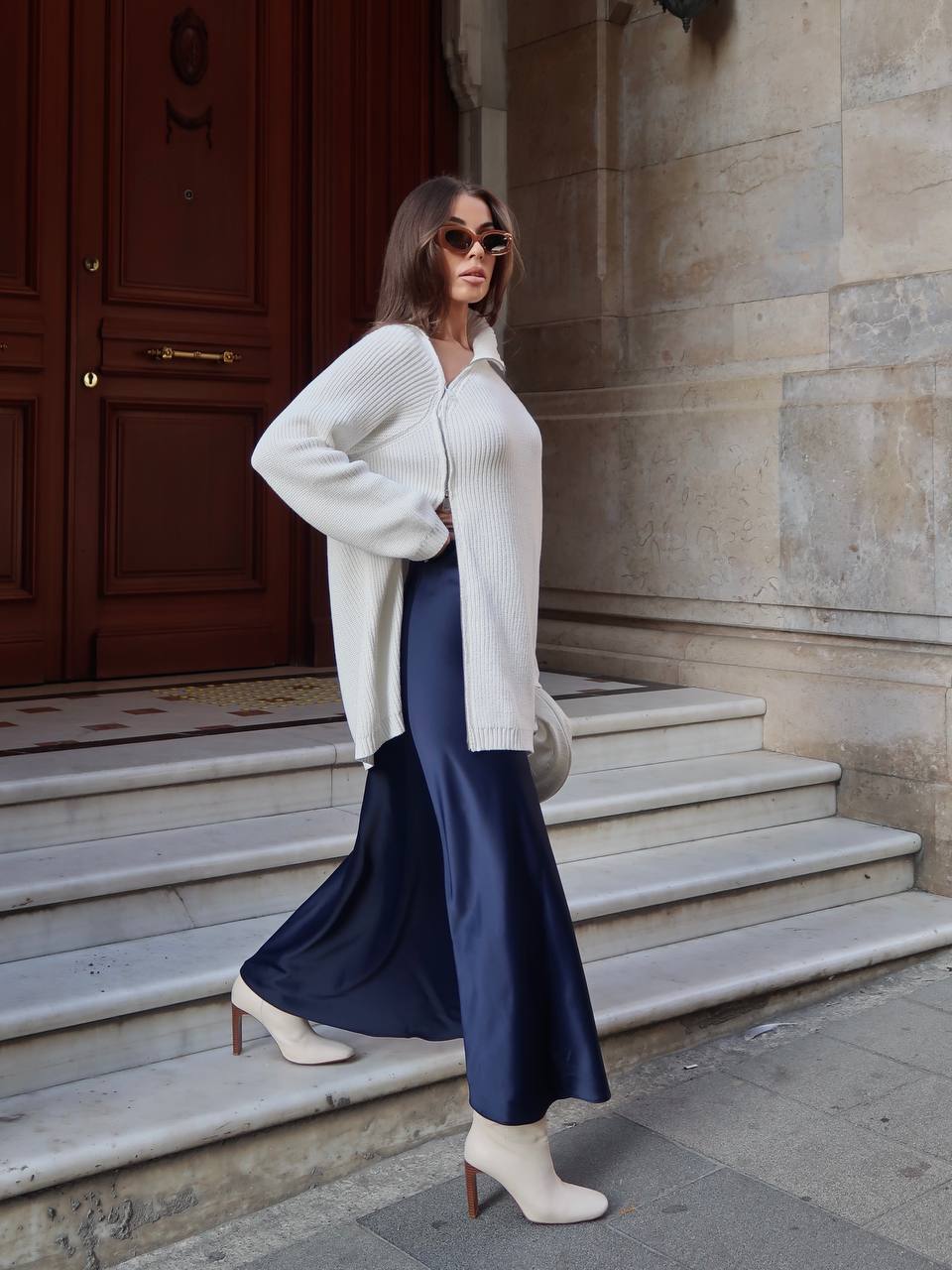 FERMUAR DETAYLI TRİKO