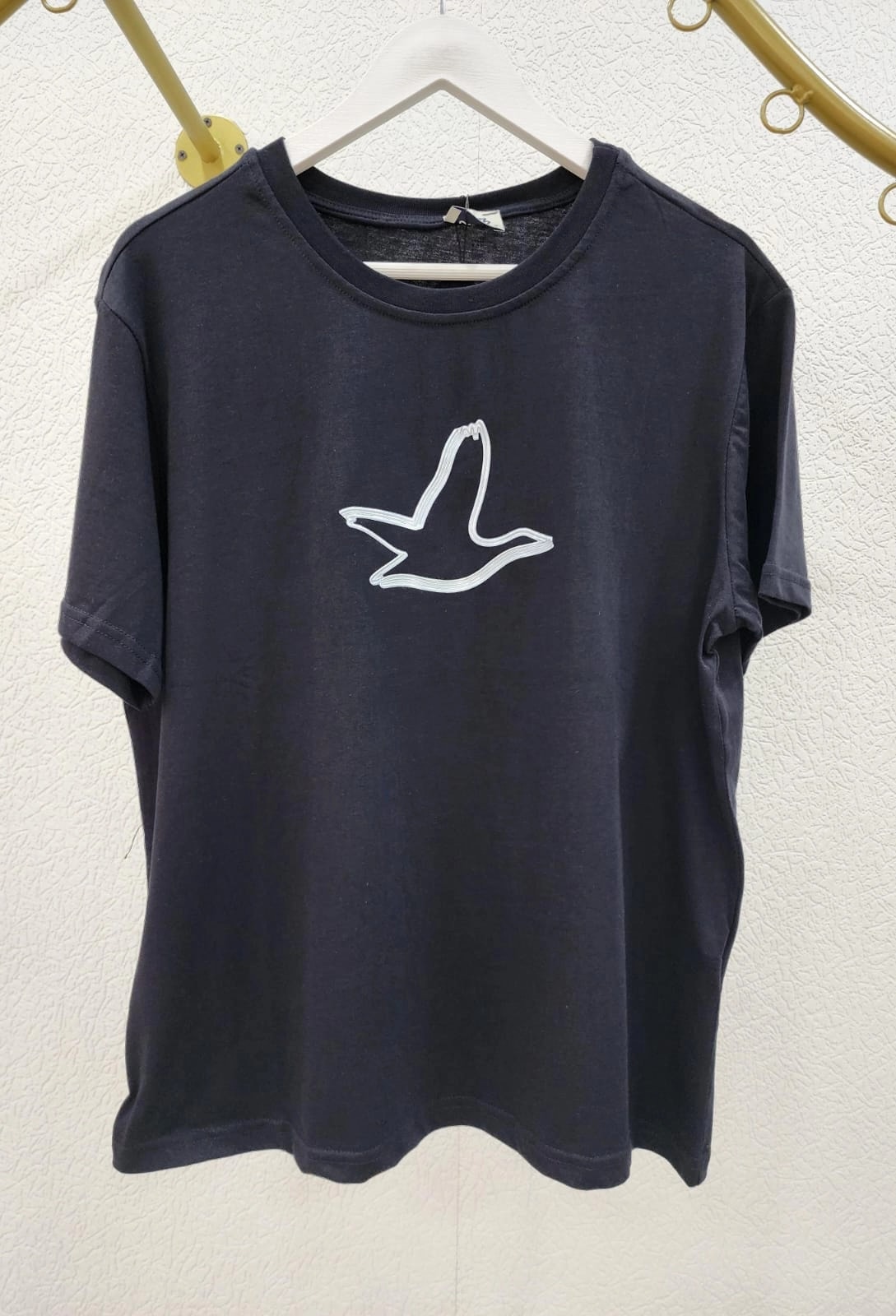 kabartma baskılı tshirt