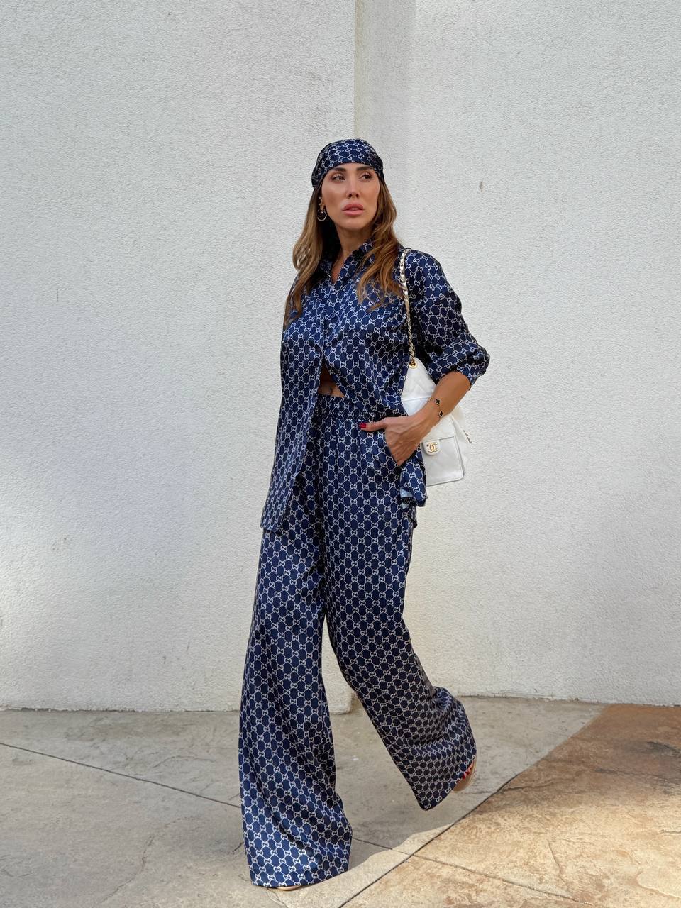 SATEN MARKA MODEL 3 LÜ SET TAKIM - Larcivert