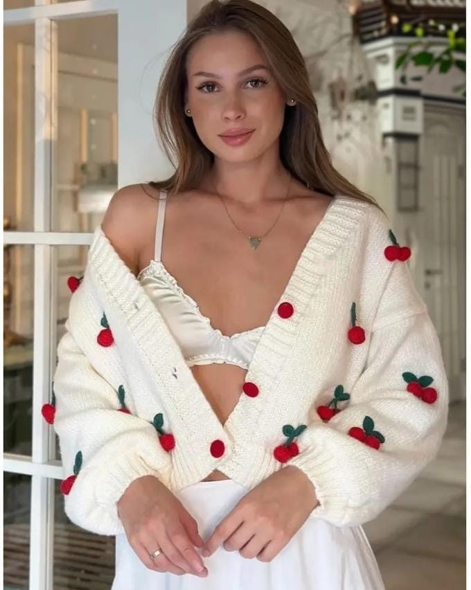 KİRAZLI TRİKO HIRKA