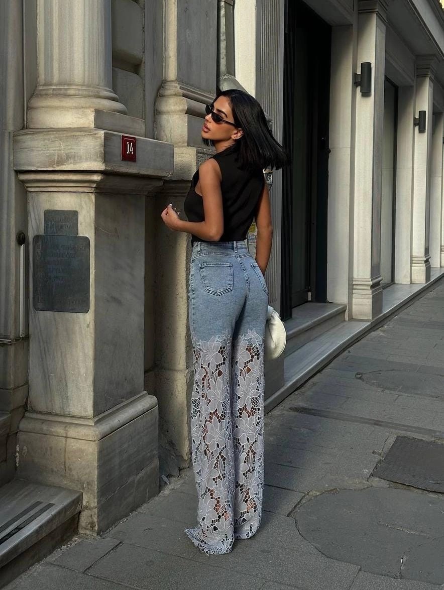 Tasarım Denim Pantolon
