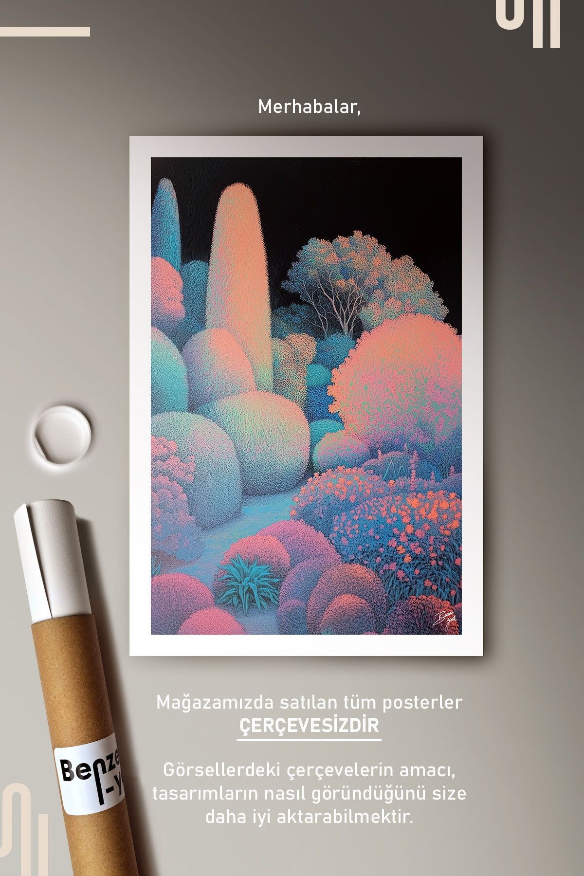 Dream Garden Art Poster - Çerçevesiz