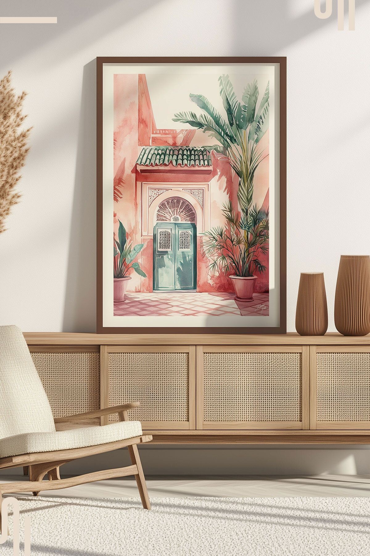 Tranquil Oasis Art Poster - Çerçevesiz