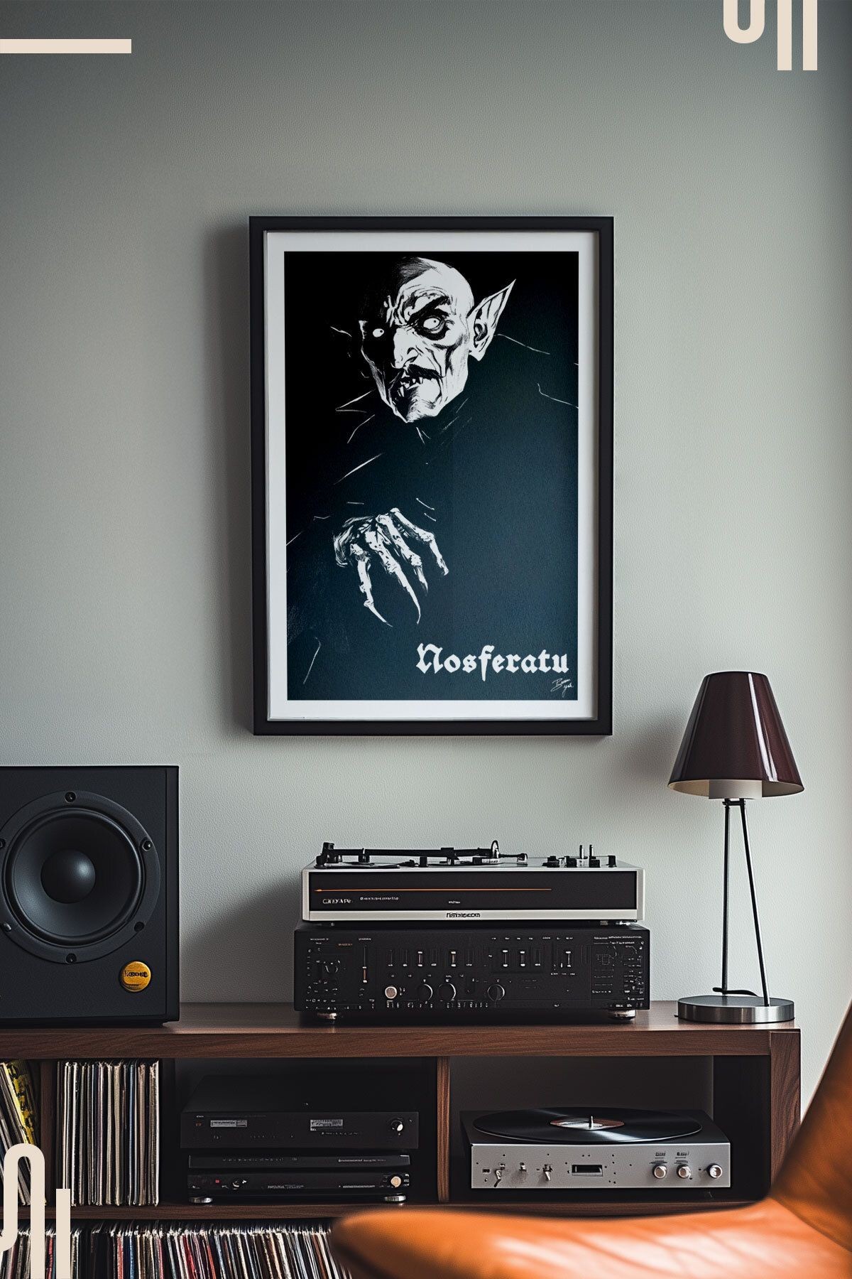 Nosferatu Art Poster - Çerçevesiz