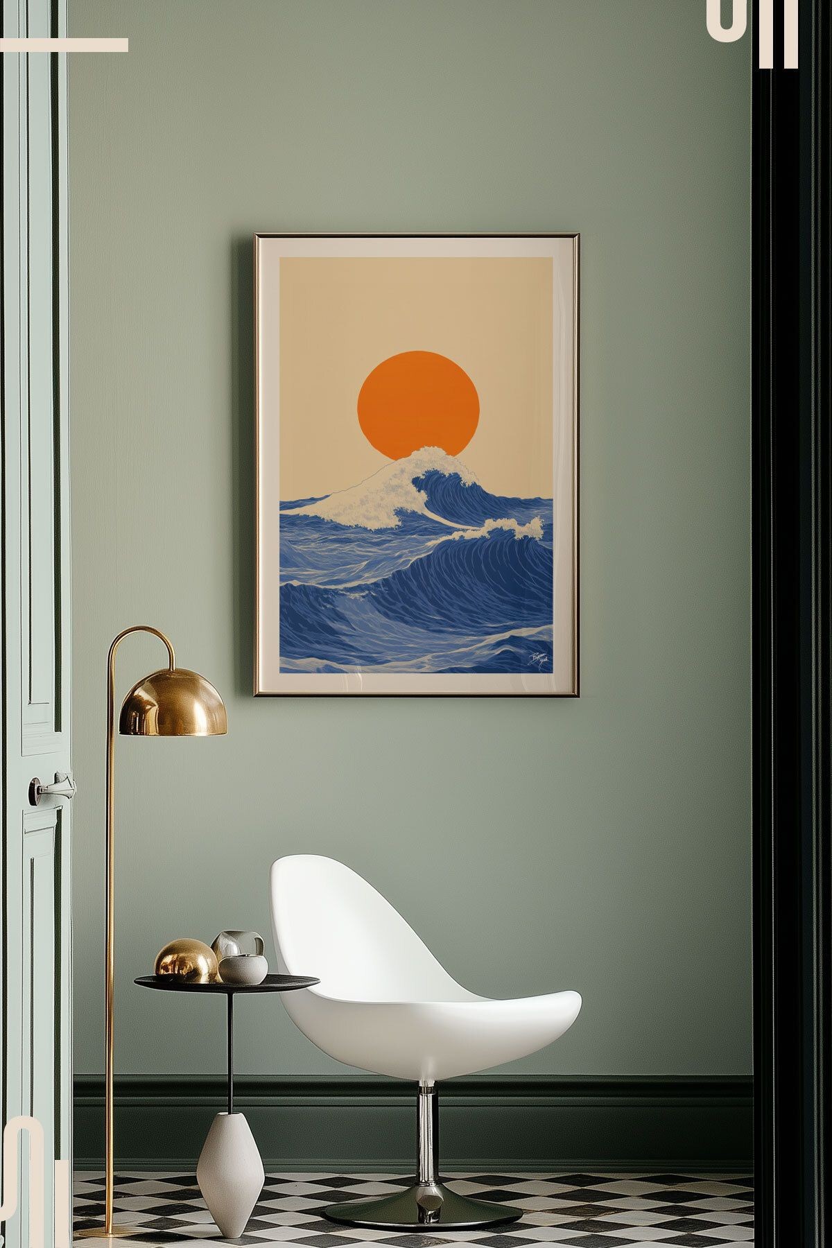 Great Wave Art Poster - Çerçevesiz