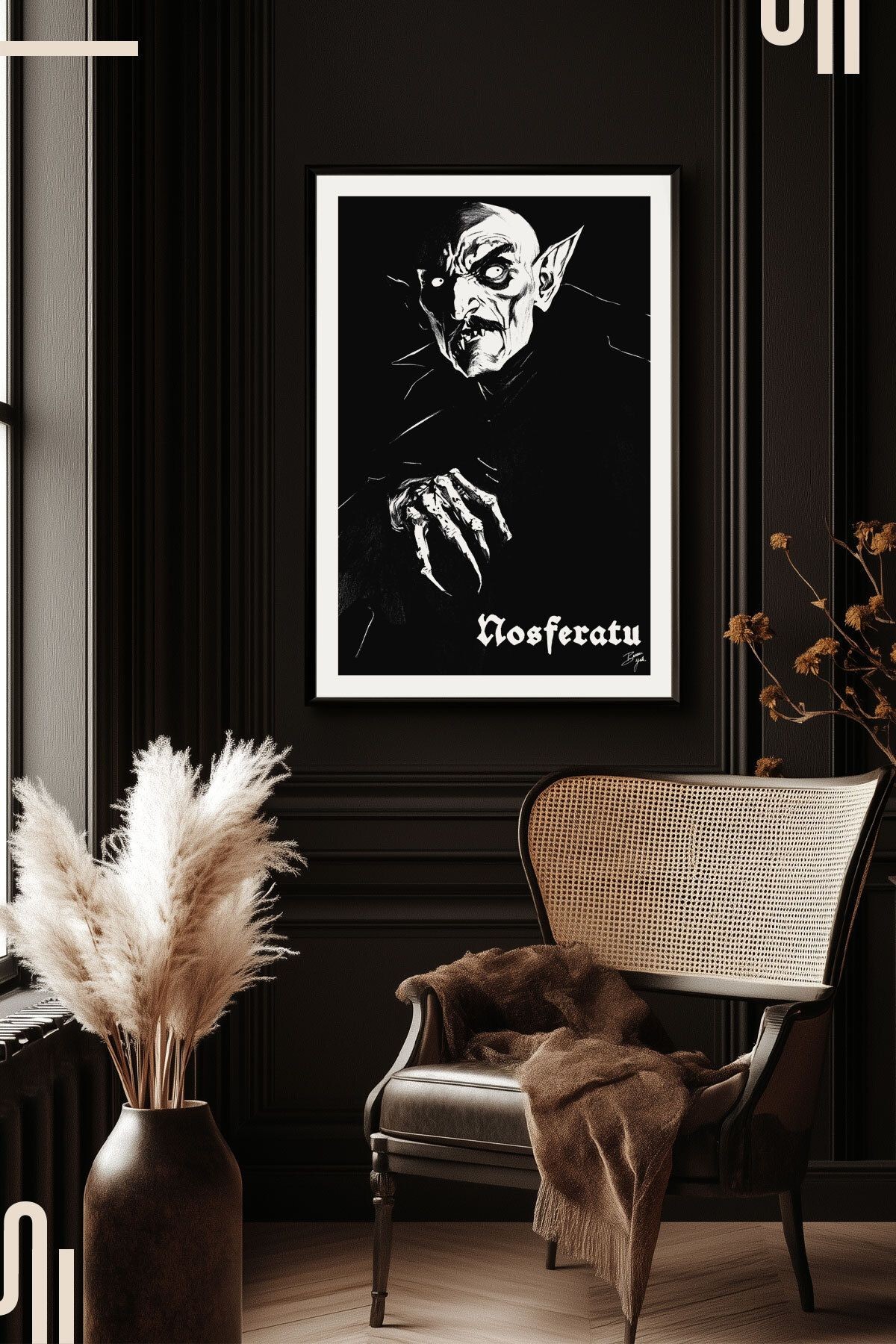 Nosferatu Art Poster - Çerçevesiz