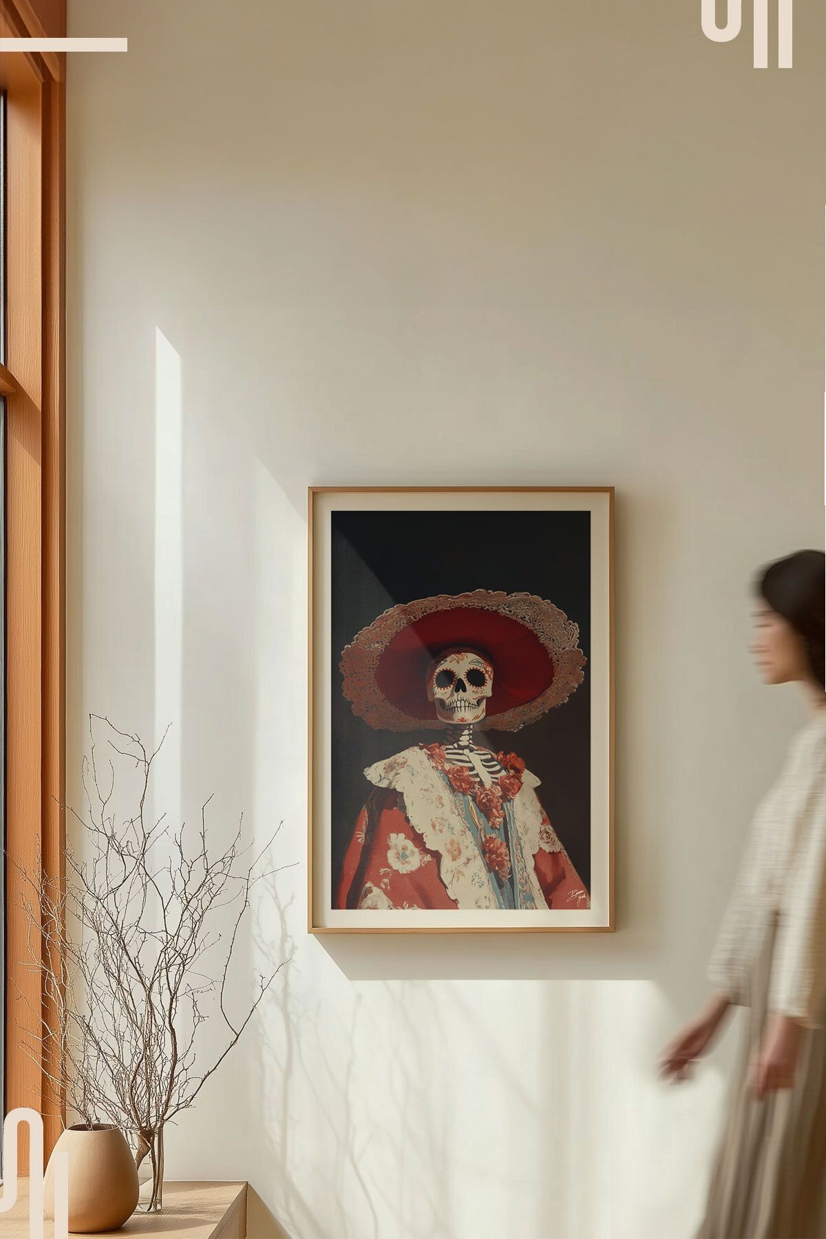 Muerte Art Poster - Çerçevesiz