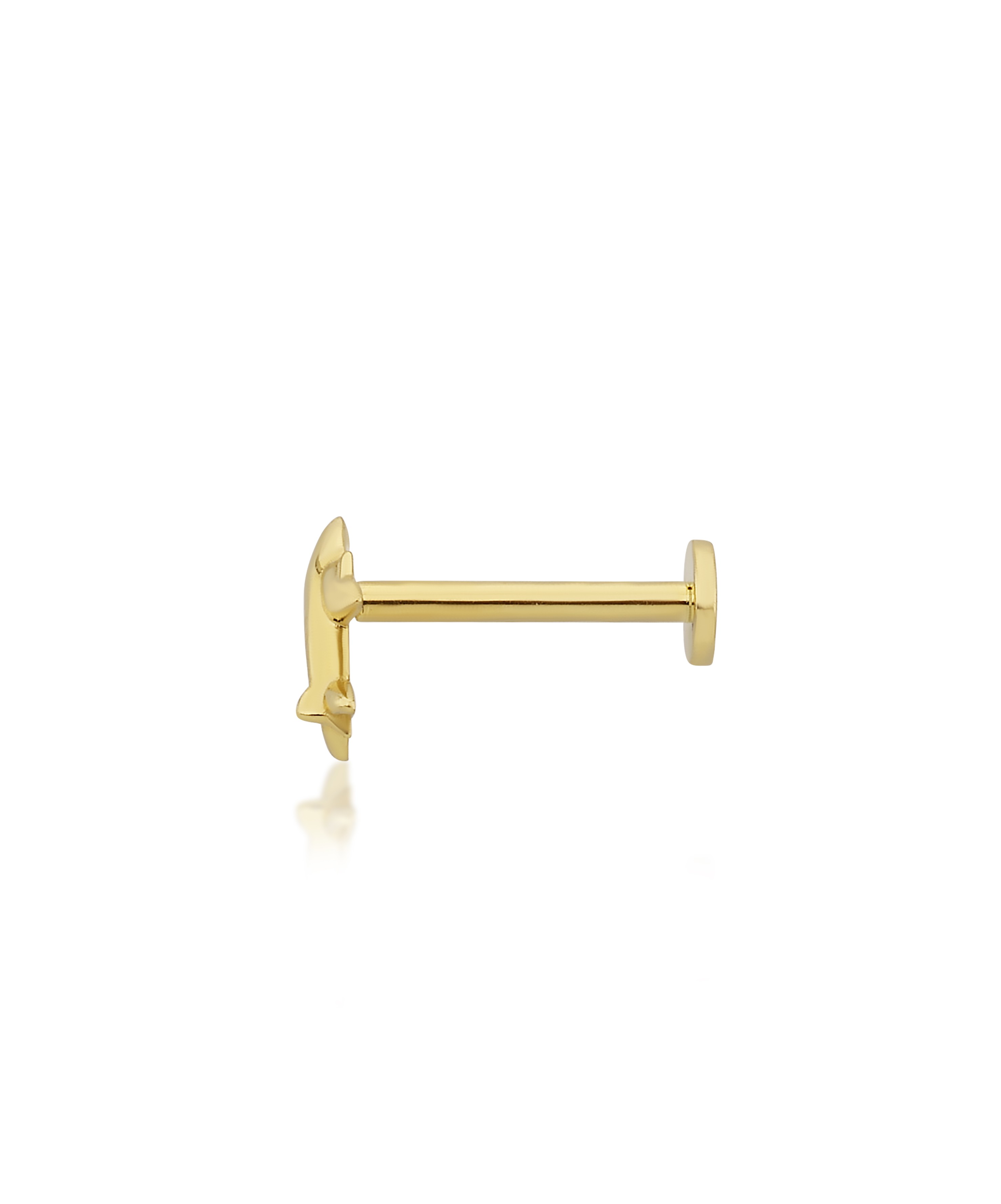 Altın Tragus Uçak Piercing