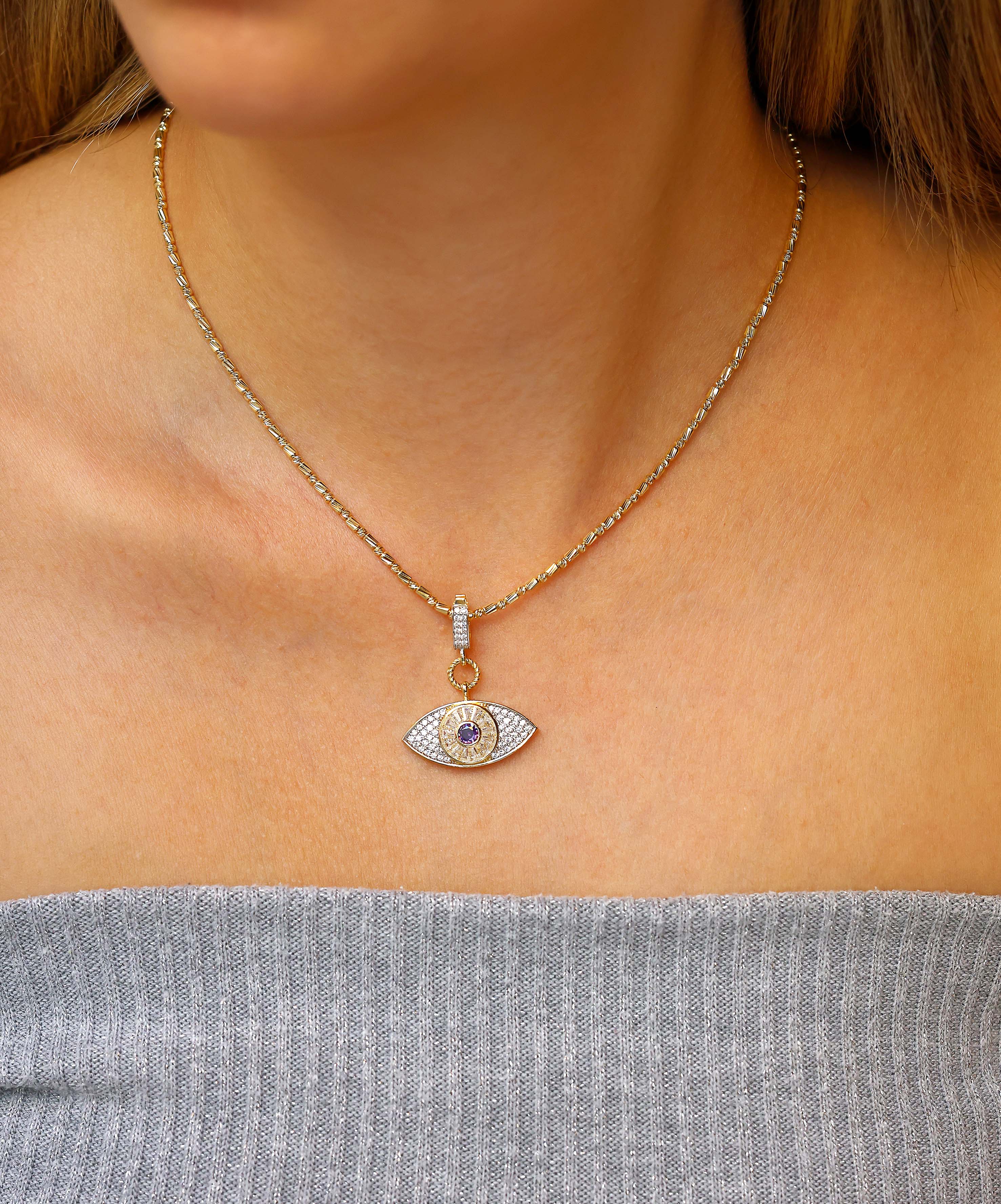 Altın Göz Kolye Ucu