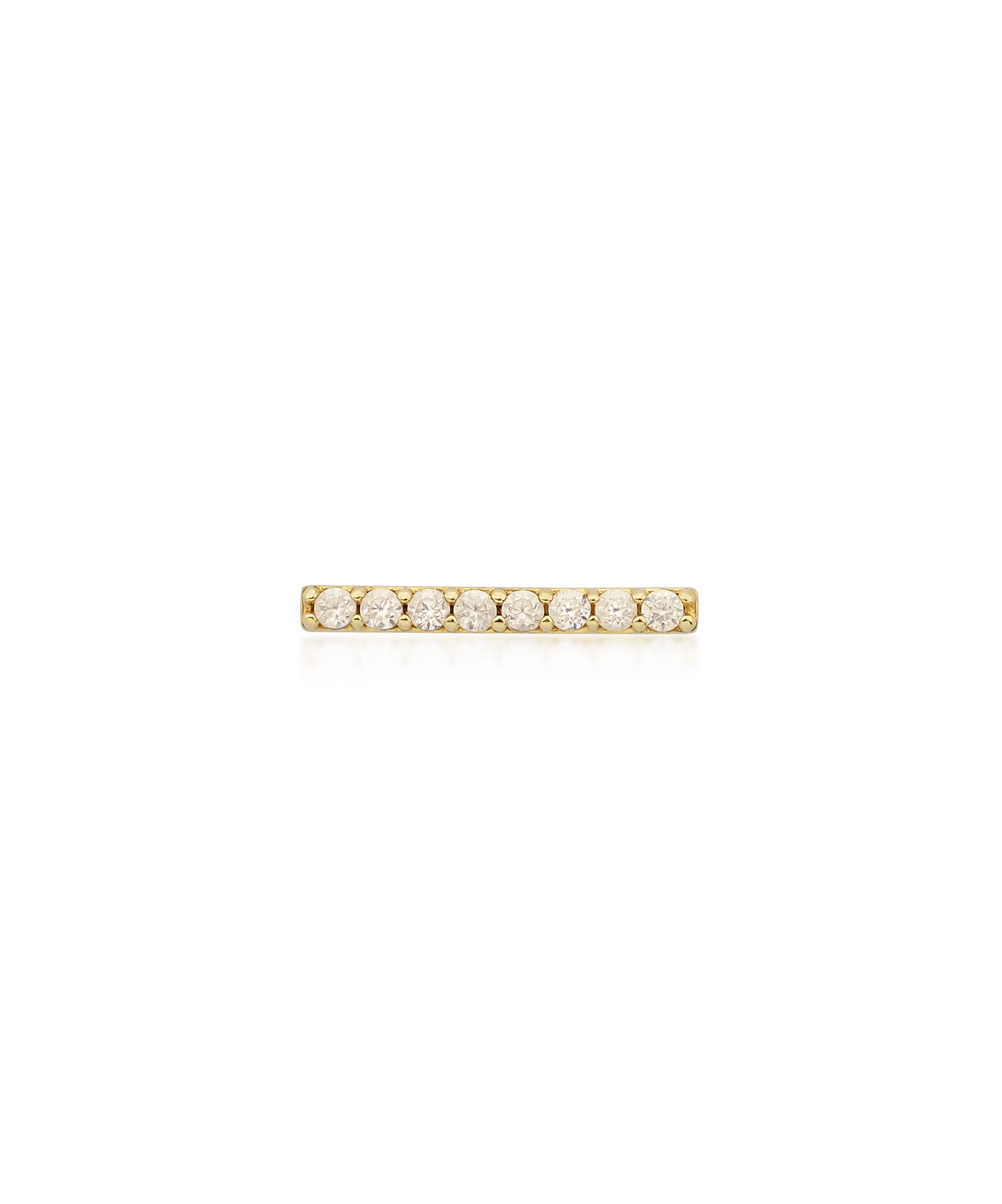 Altın Tragus Taşlı Piercing