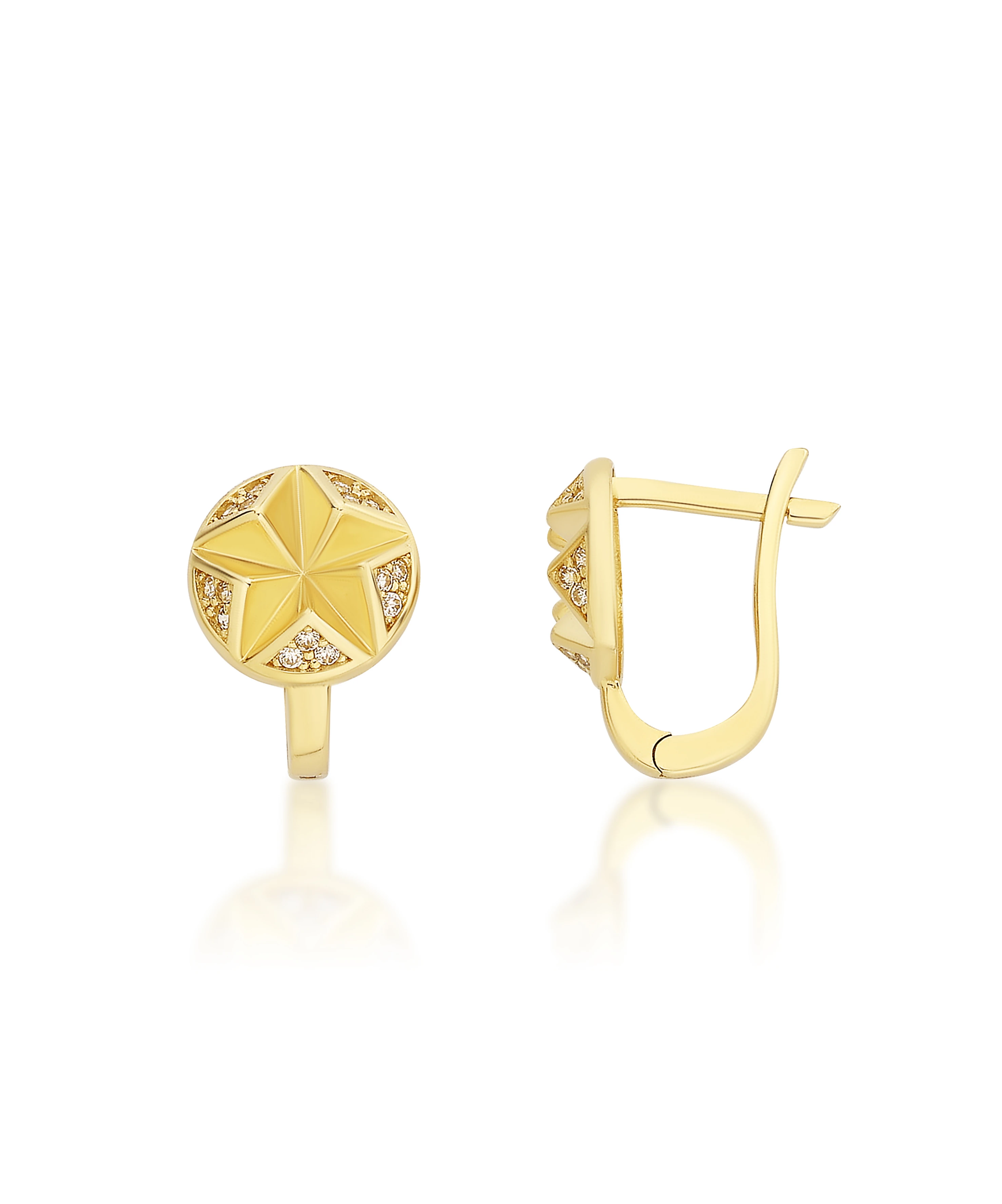 Altın Yıldız Küpe