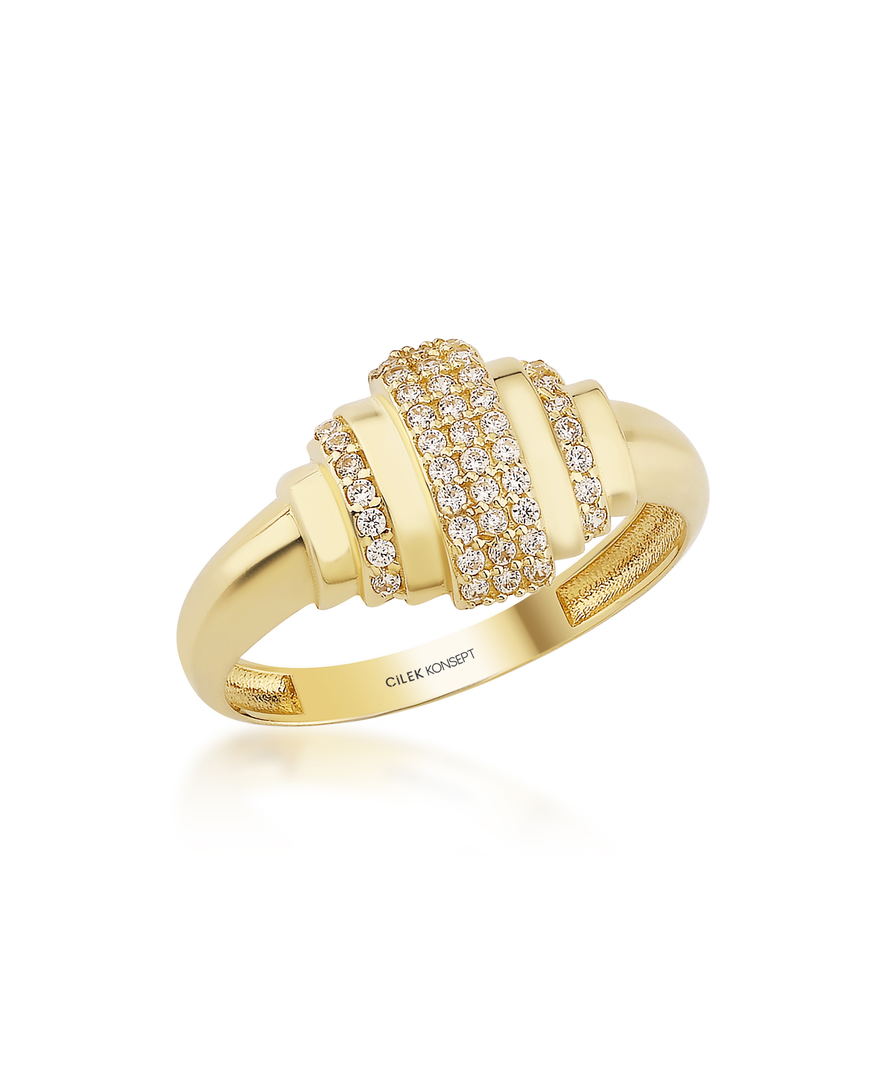 Altın Taşlı Yüzük