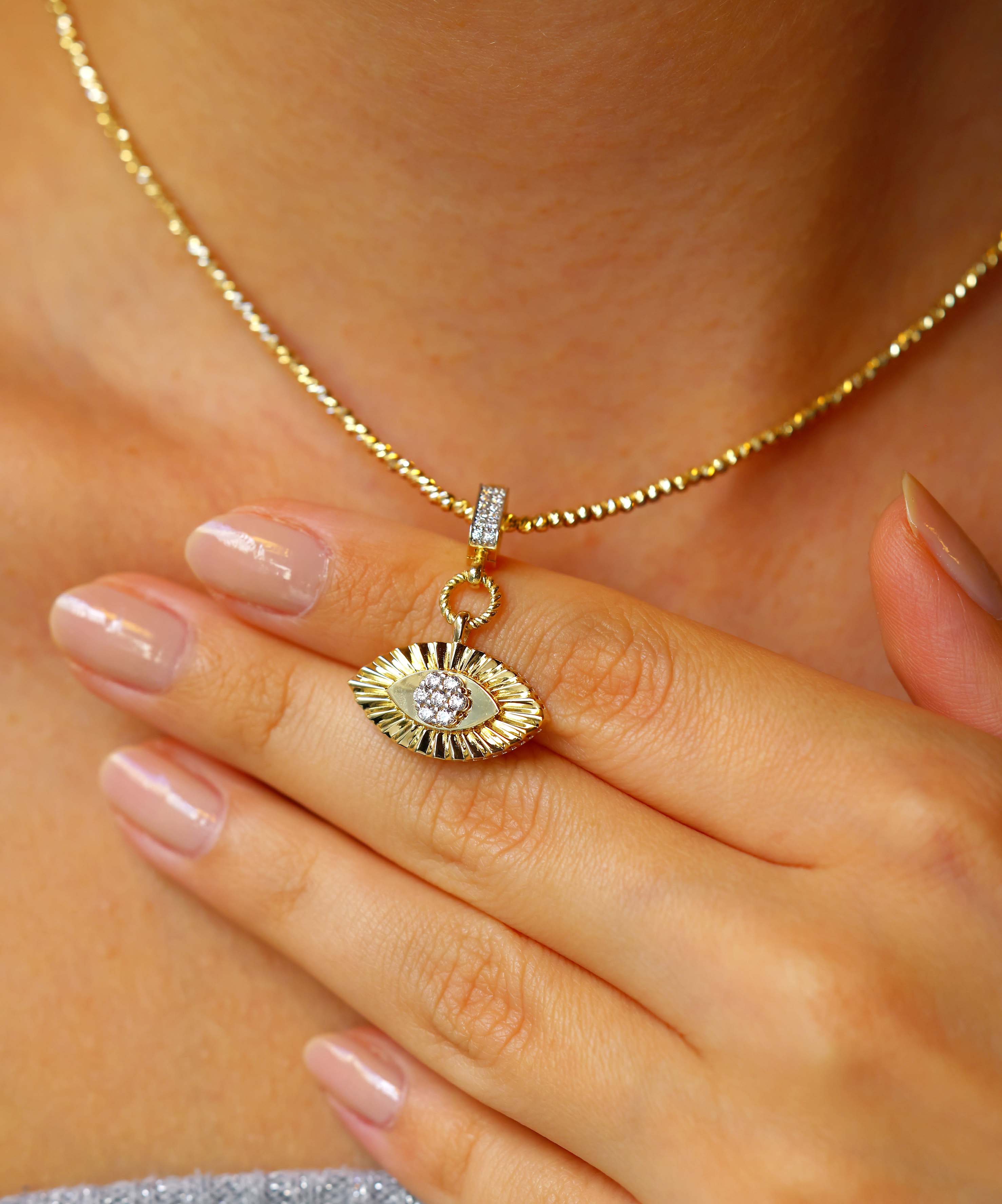 Altın Göz Kolye Ucu