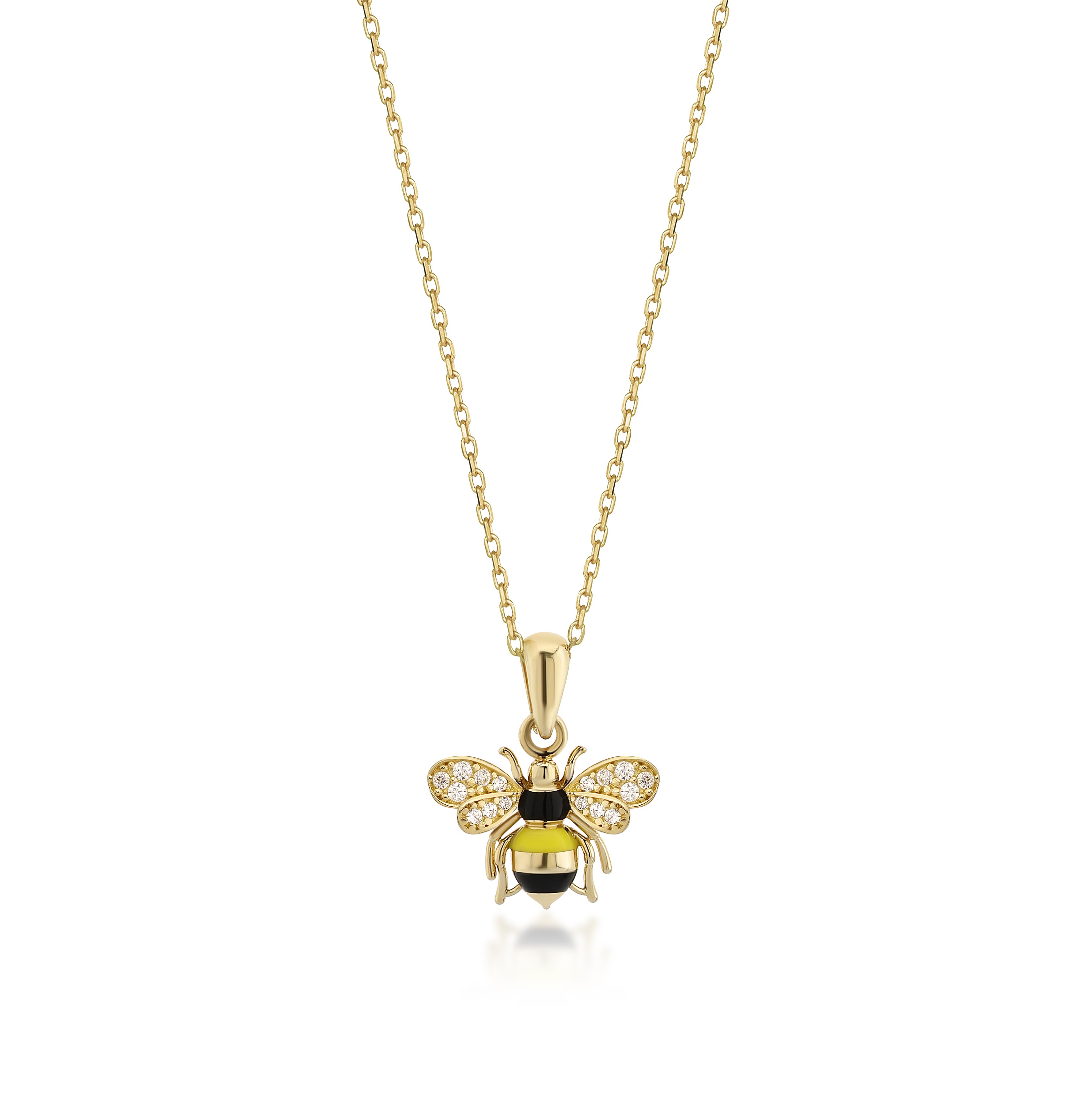 Bee Mine Altın Arı Zincirli Kolye