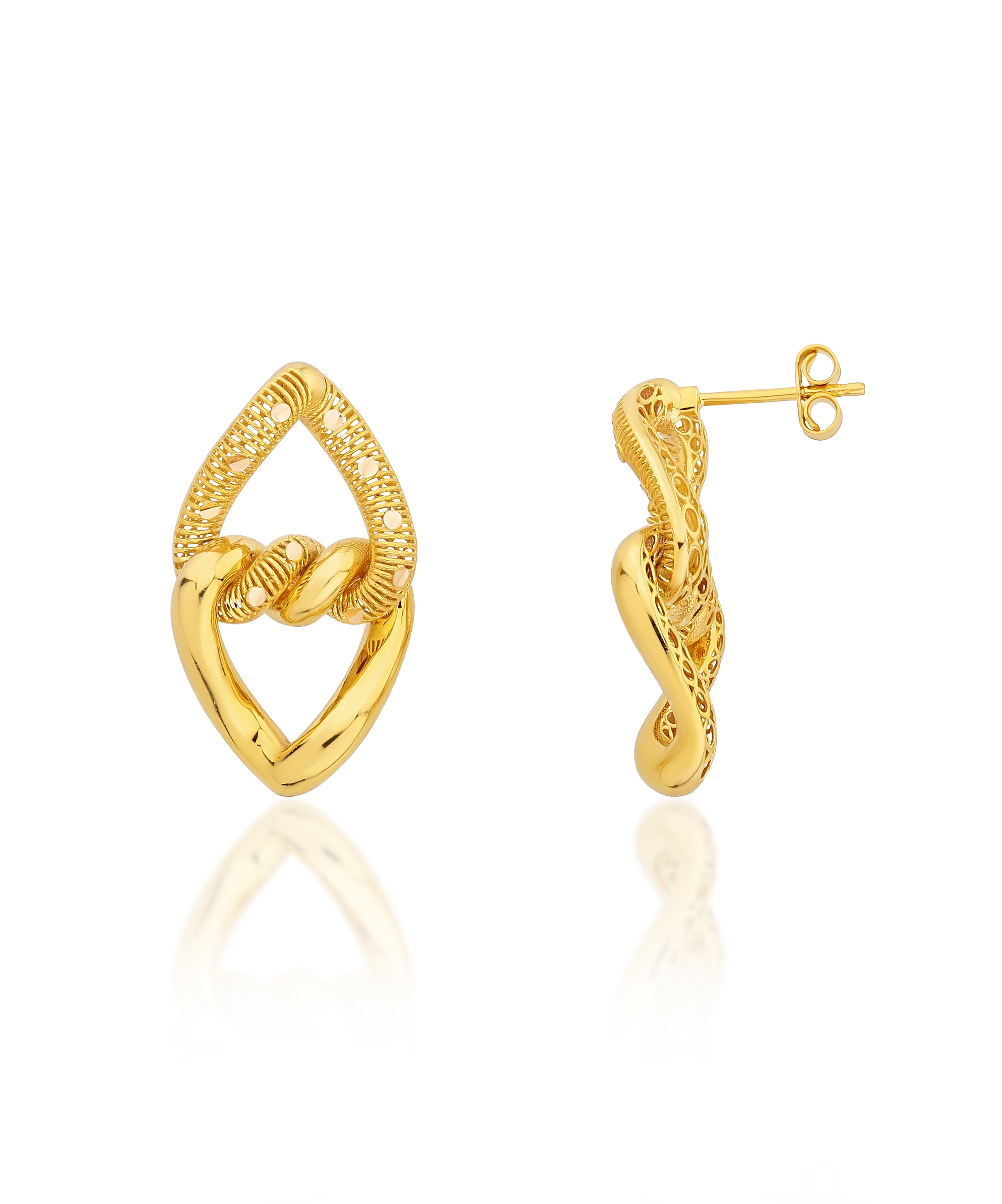 Bereket Altın Küpe