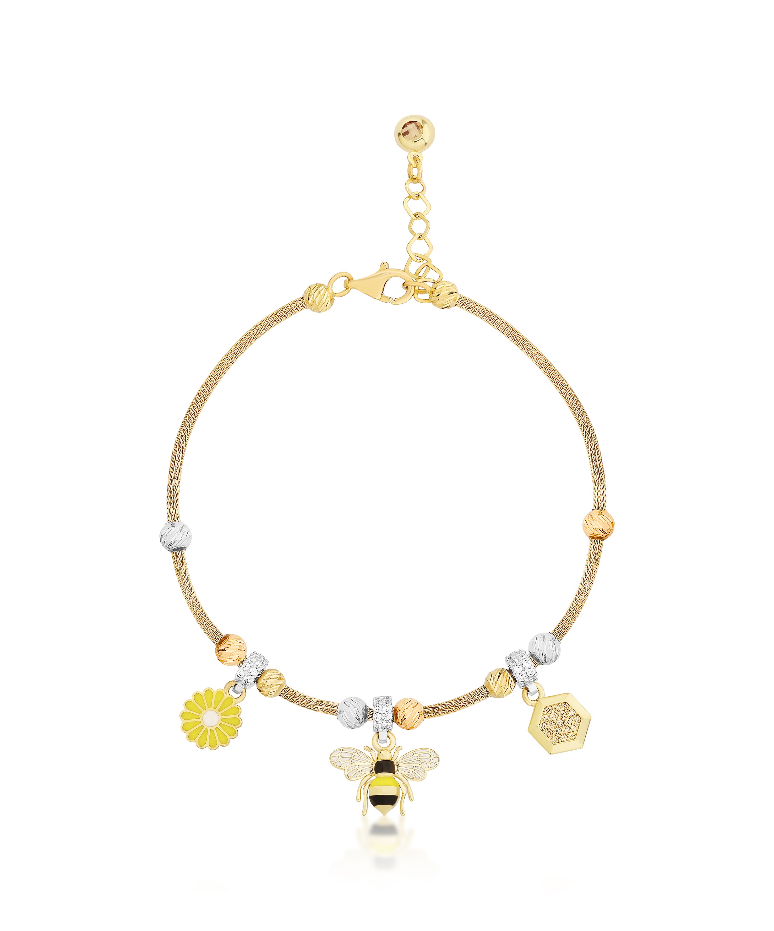 Bee Mine Altın Arı Bileklik