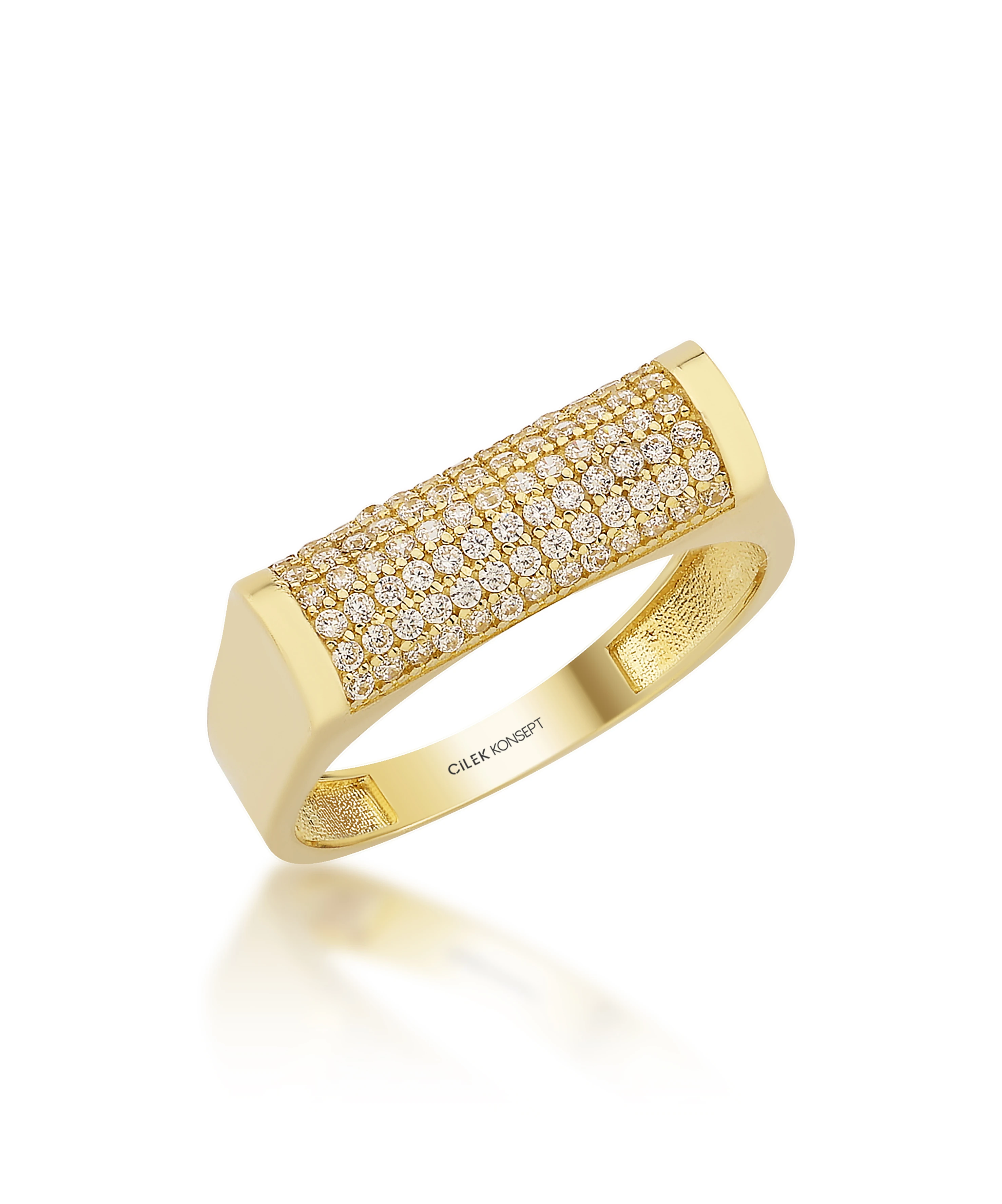 Altın Taşlı Yüzük