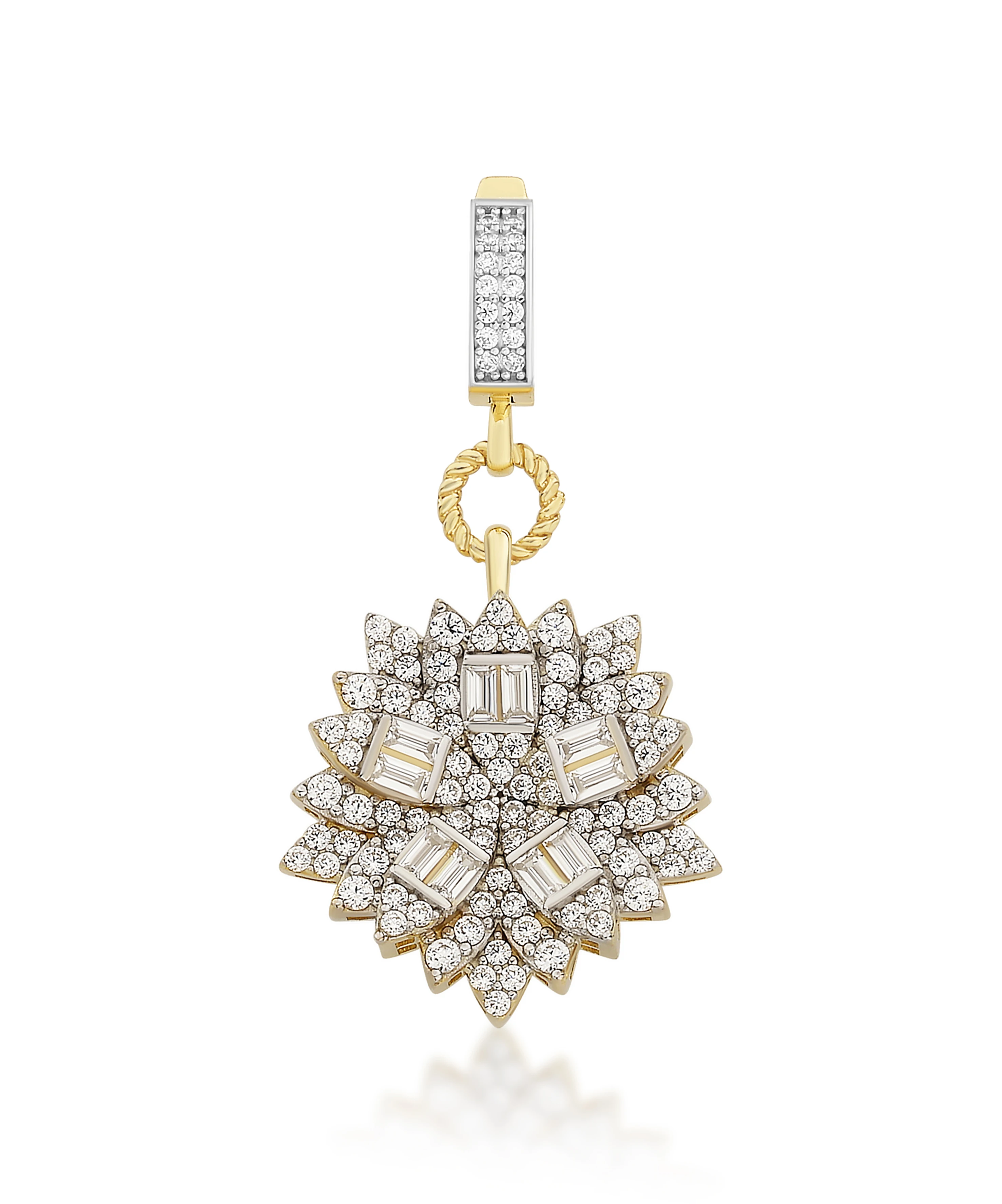 Altın Taşlı Kolye Ucu