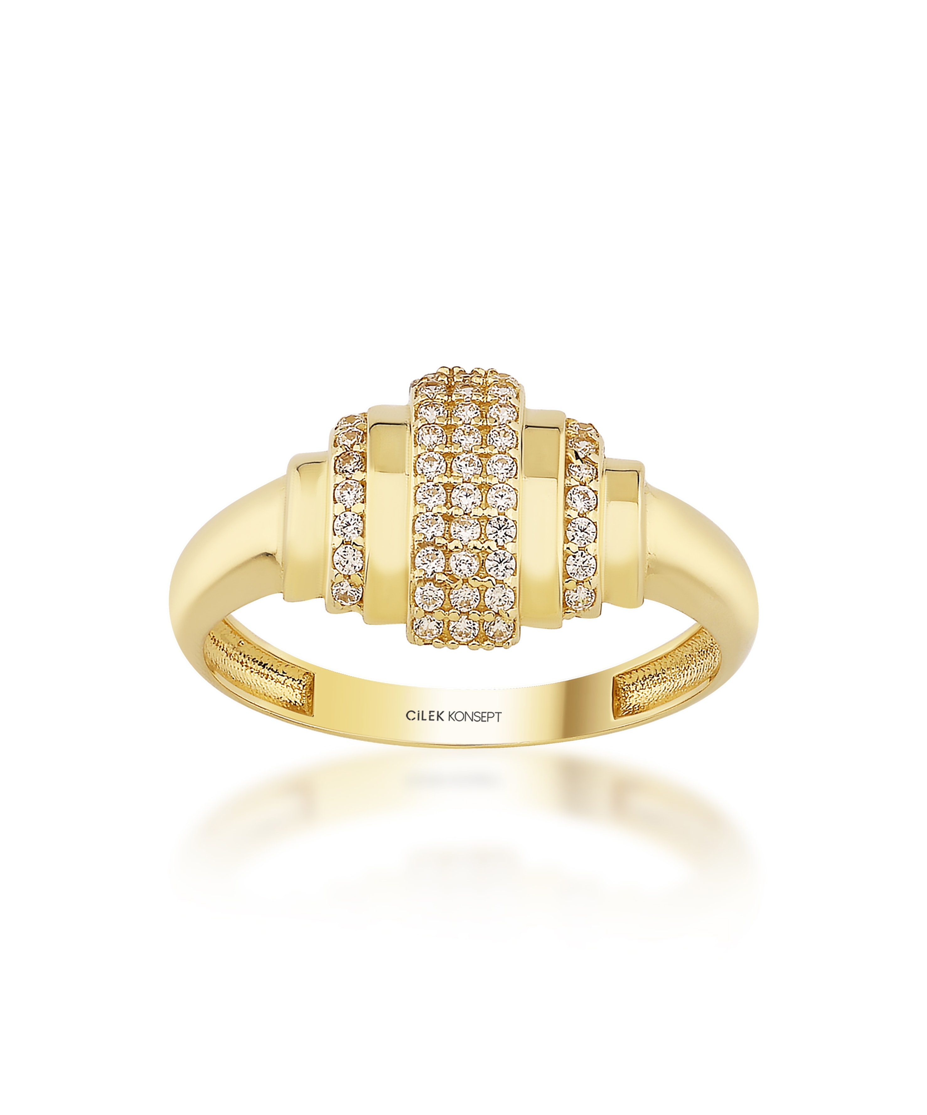 Altın Taşlı Yüzük