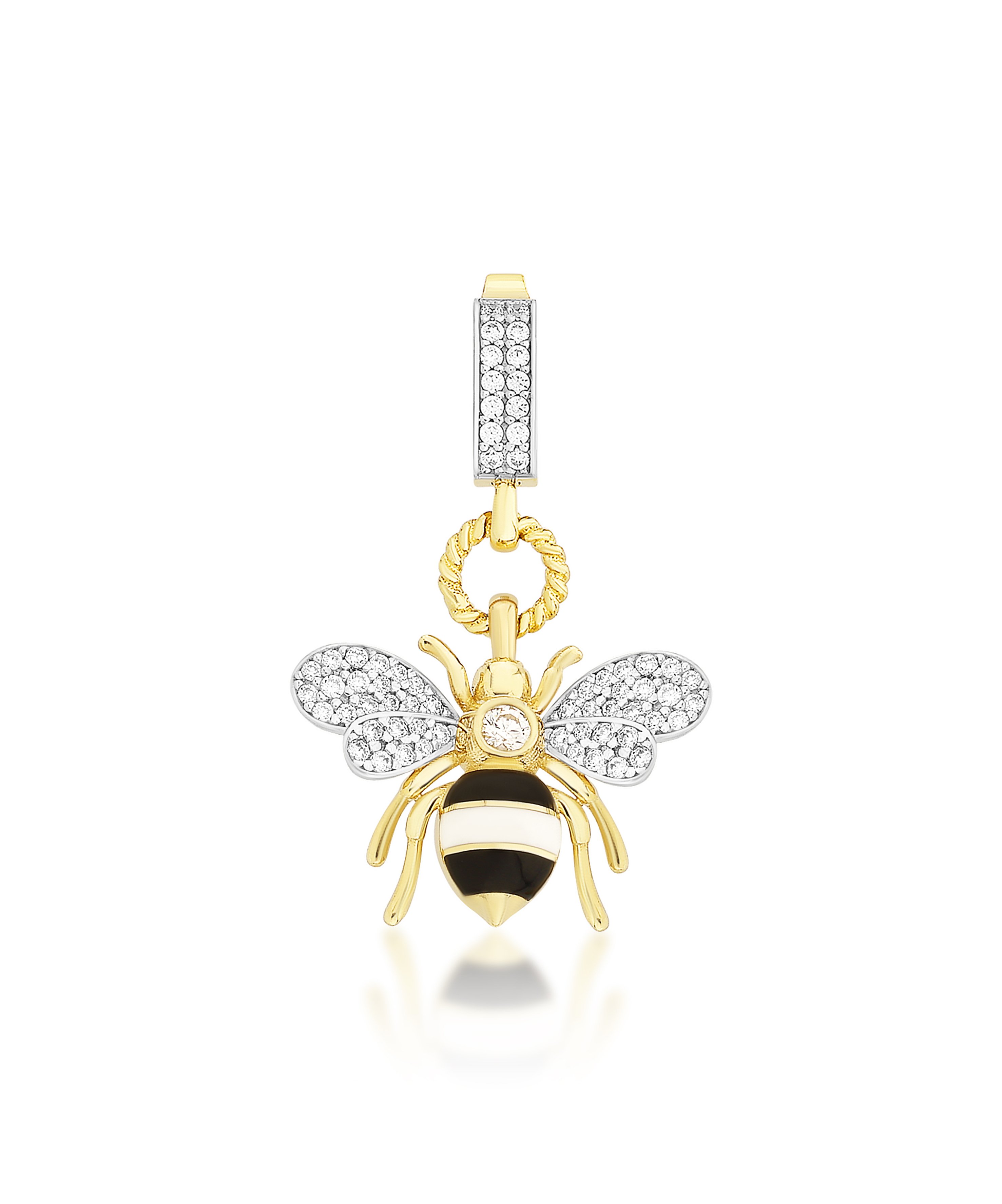 Bee Mine Altın Arı Kolye Ucu