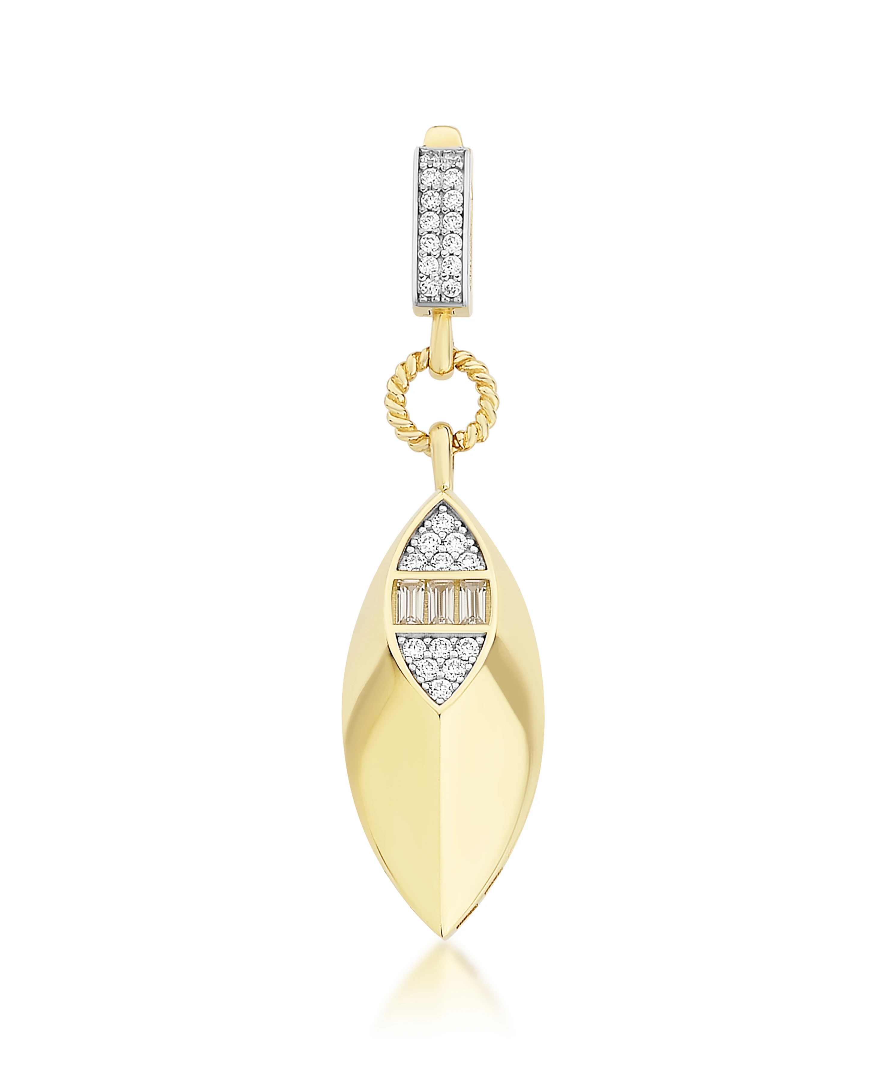 Altın Taşlı Kolye Ucu