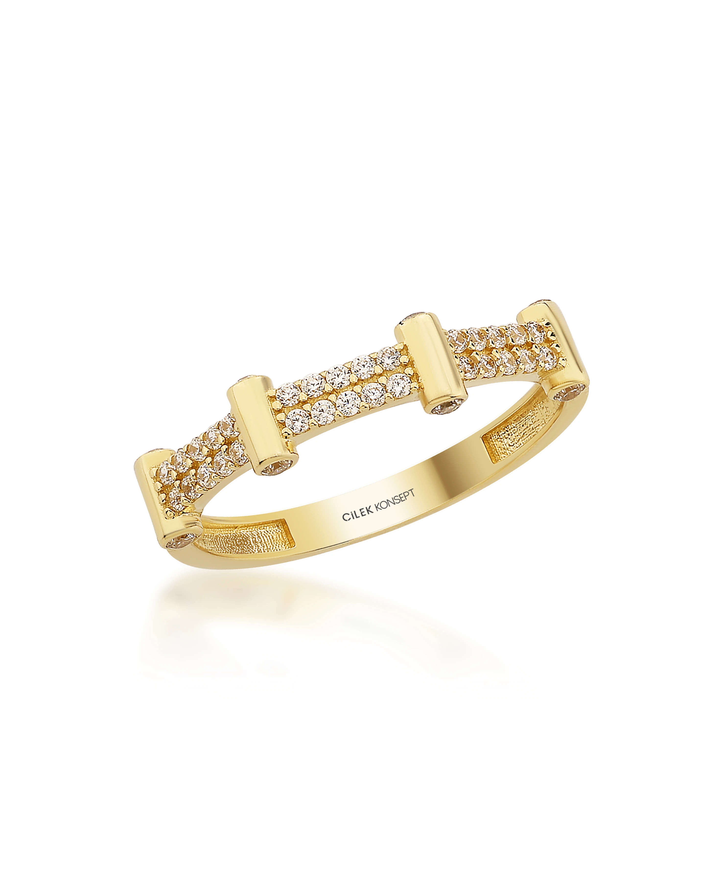 Altın Taşlı Yüzük