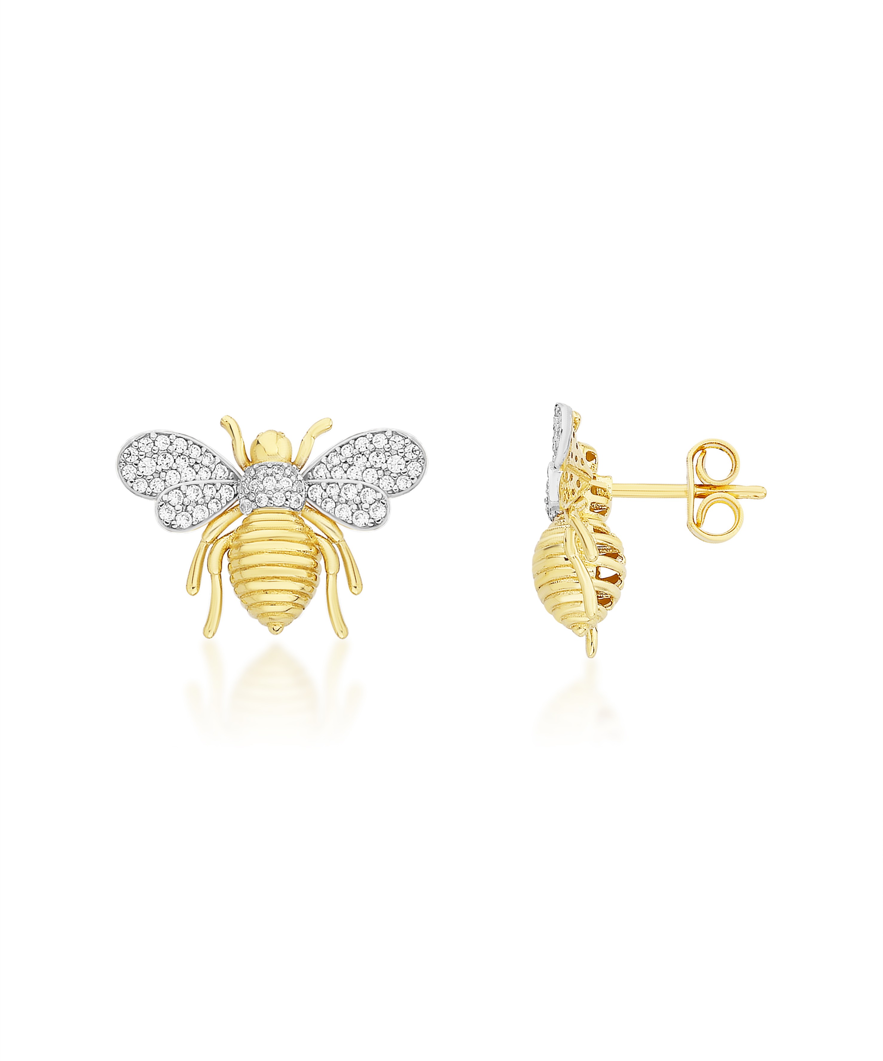 Bee Mine Altın Arı Küpe