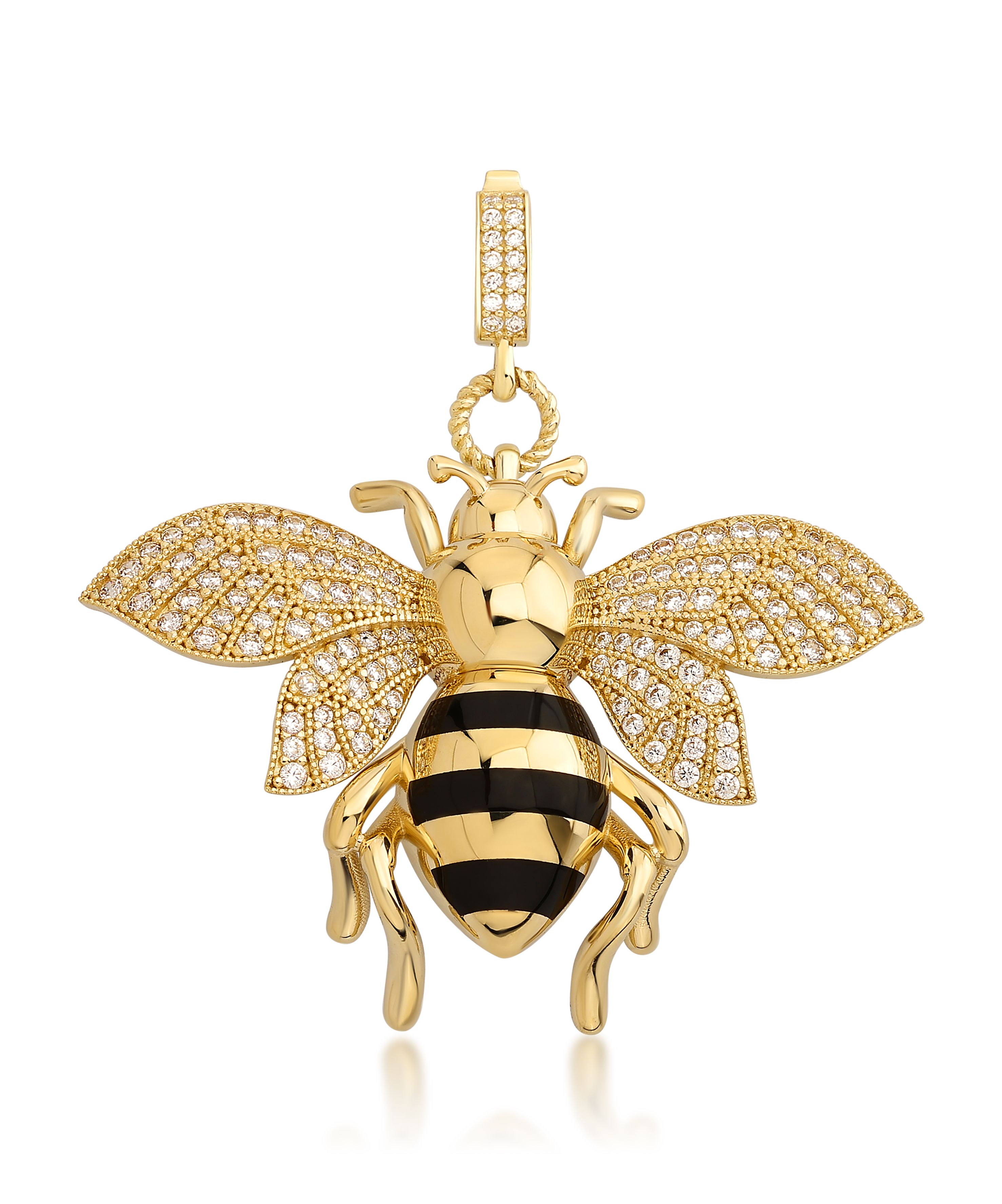 Bee Mine Altın Arı Kolye Ucu