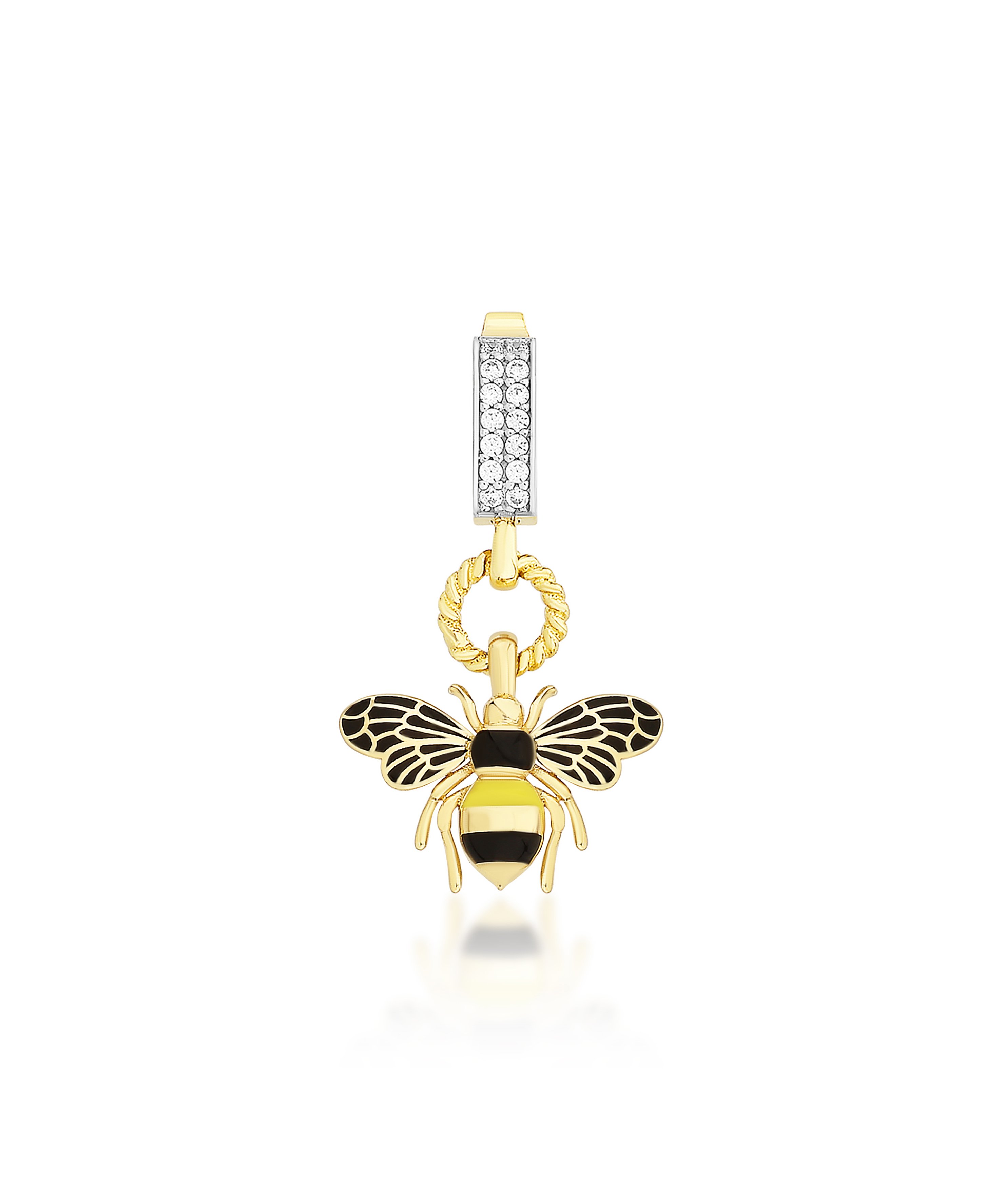 Bee Mine Altın Arı Kolye Ucu