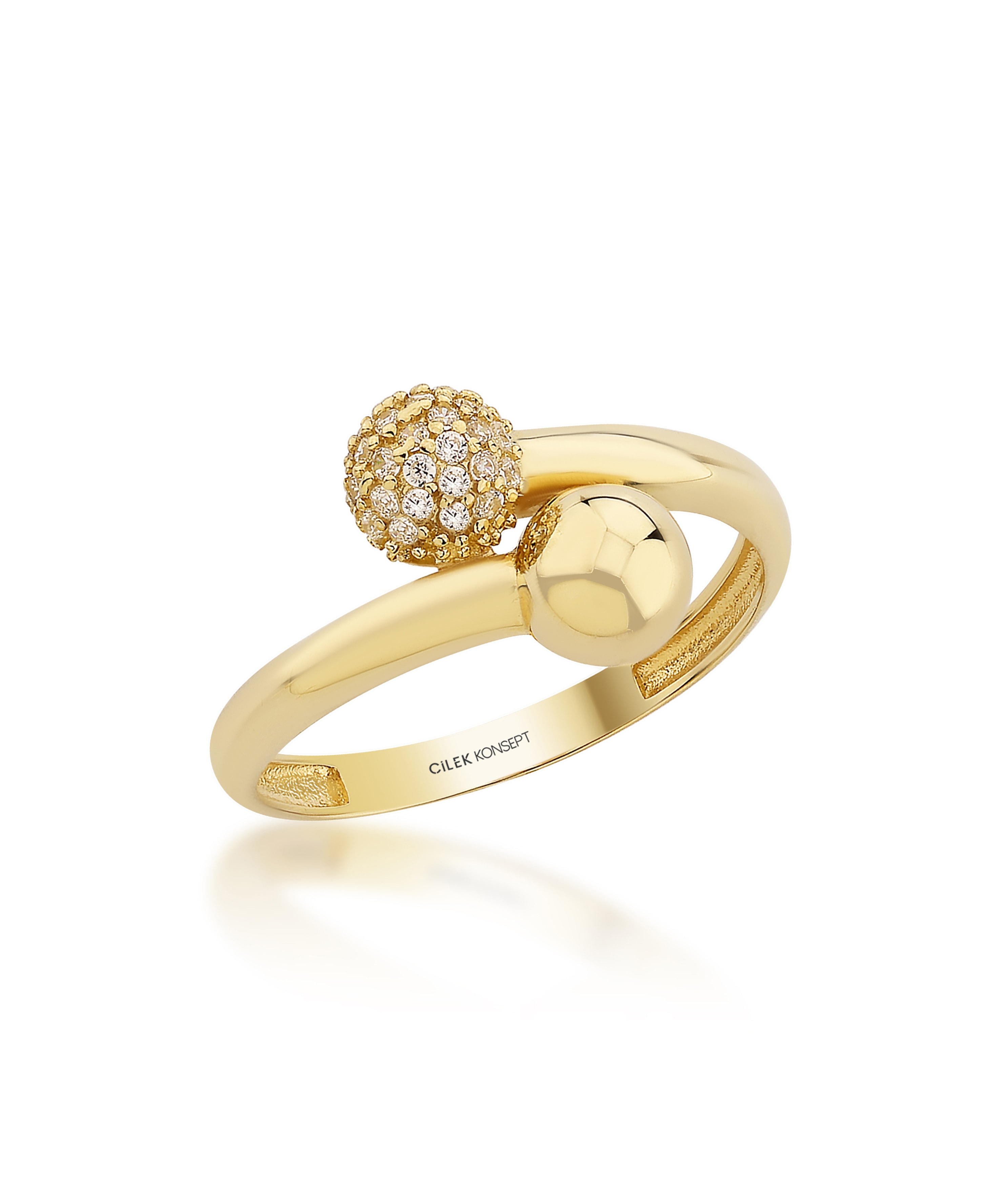 Altın Küre Yüzük