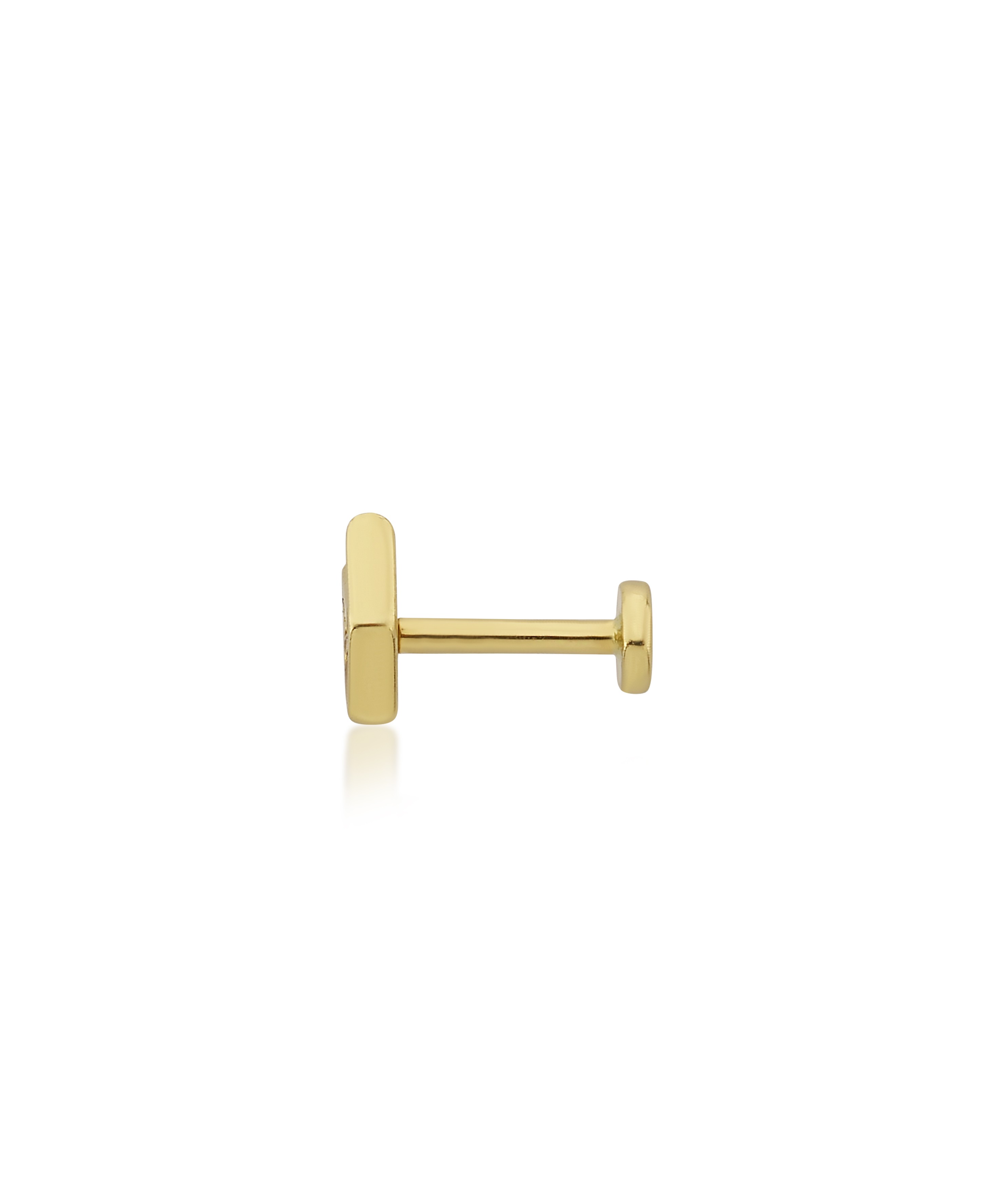 Altın Tragus Taşlı Piercing