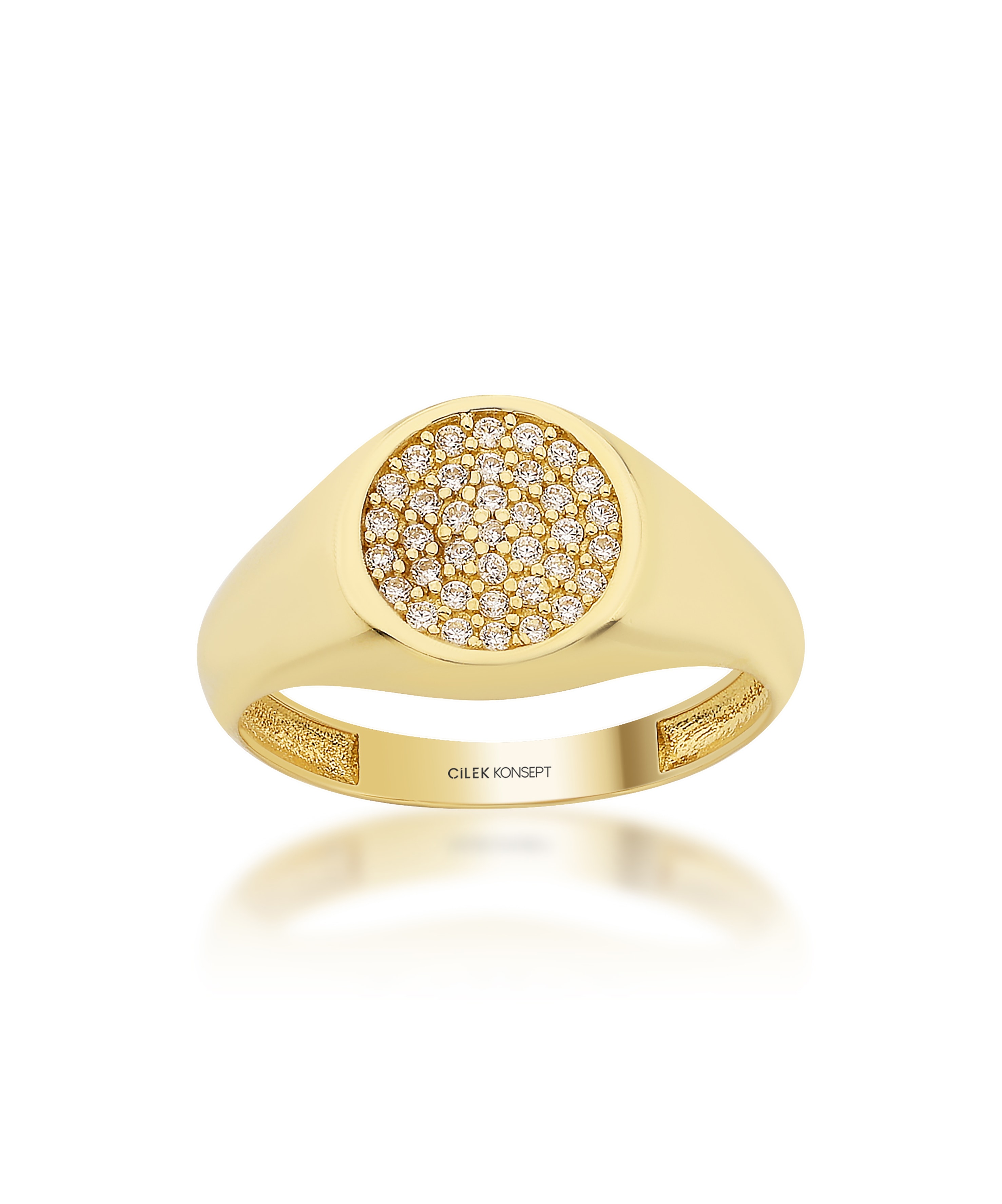 Altın Taşlı Yüzük