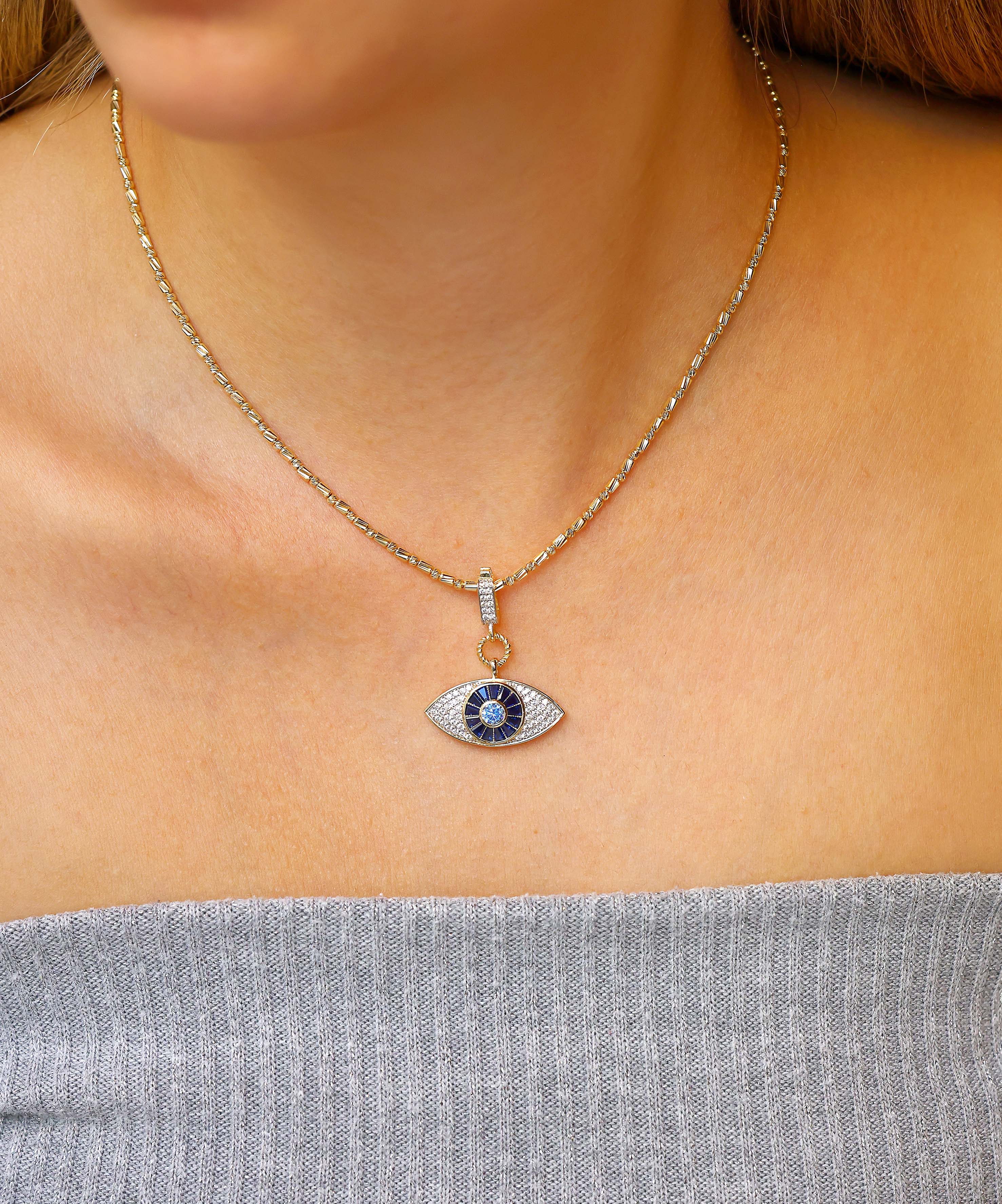 Altın Göz Kolye Ucu