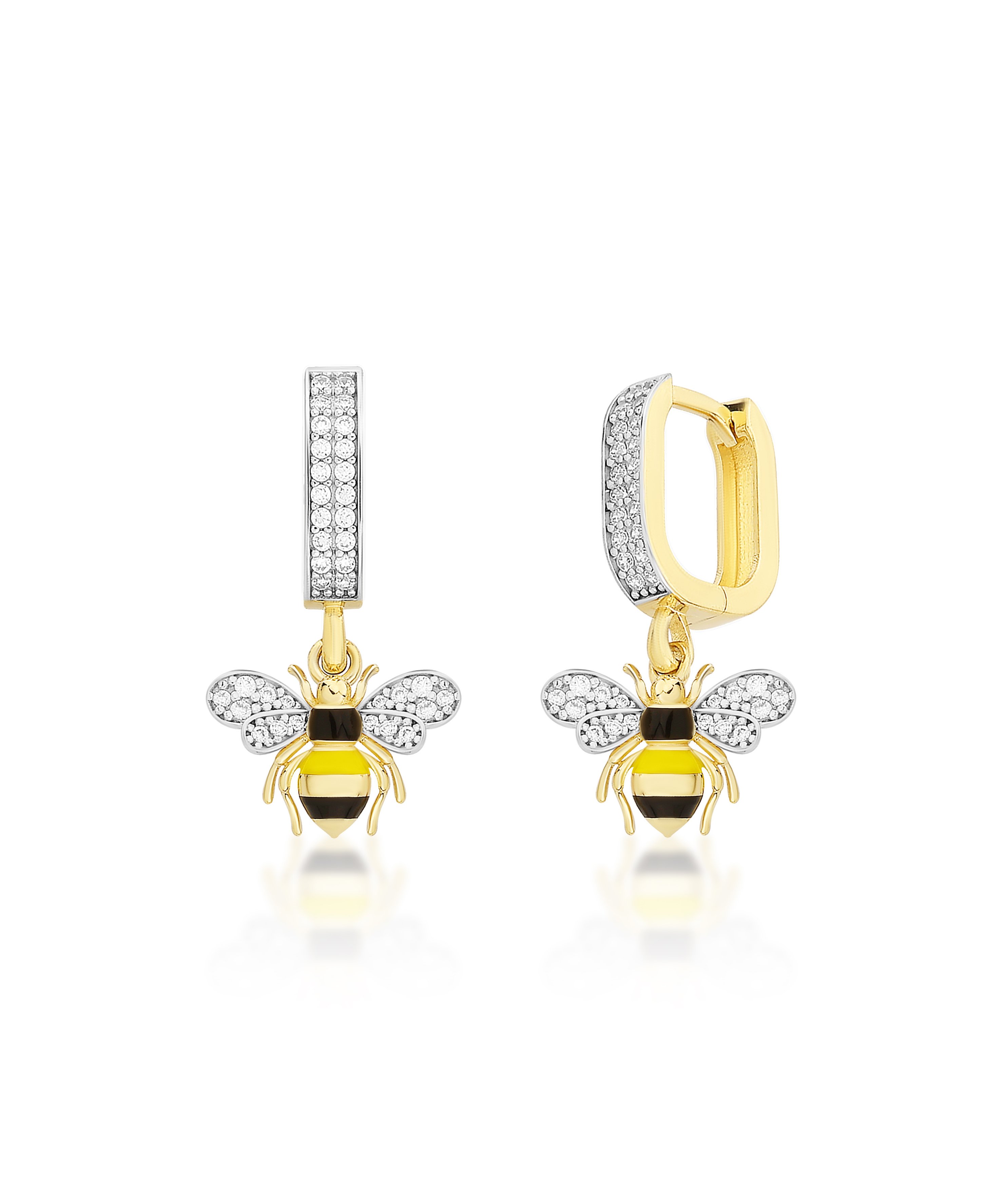 Bee Mine Altın Arı Küpe