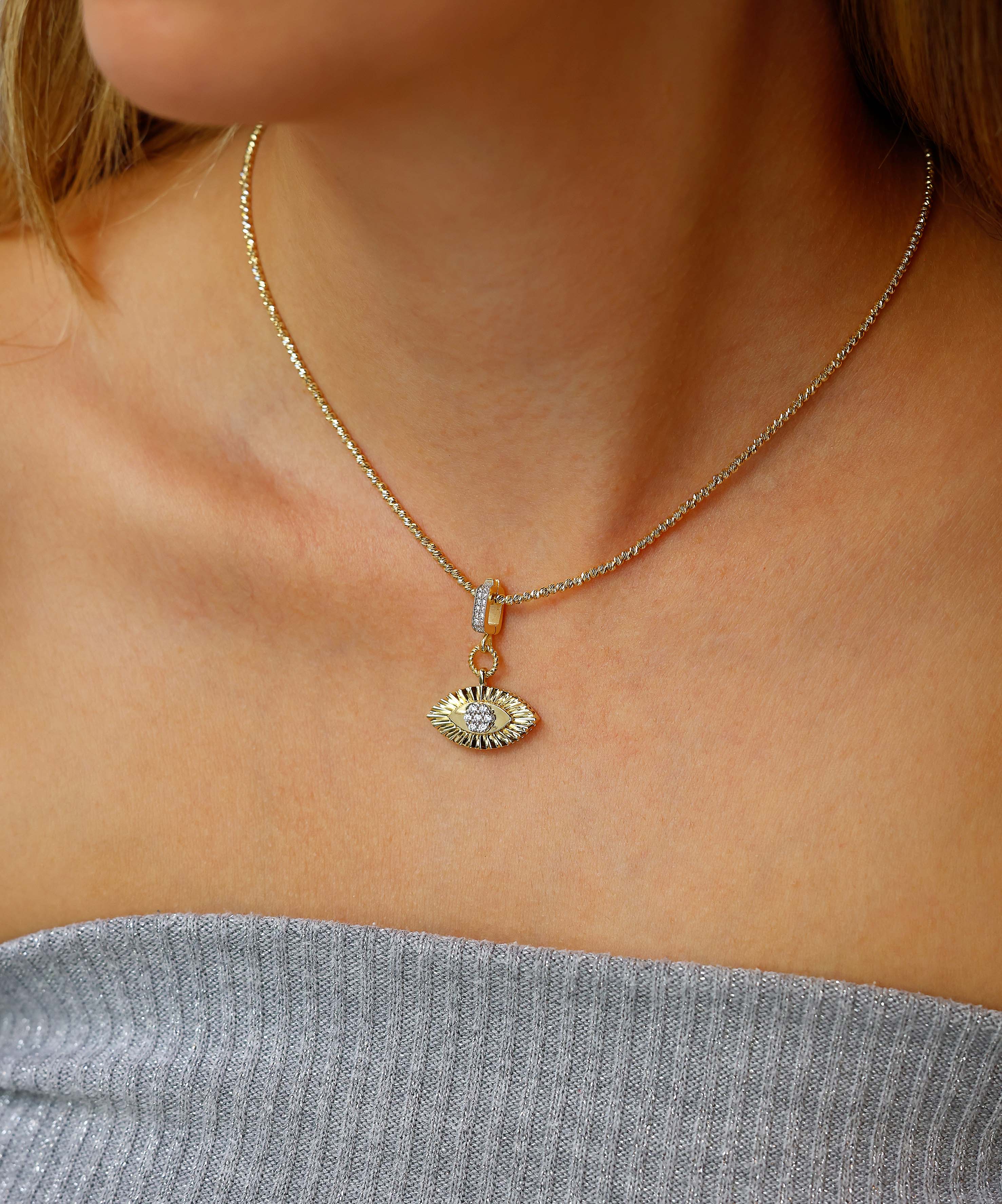 Altın Göz Kolye Ucu