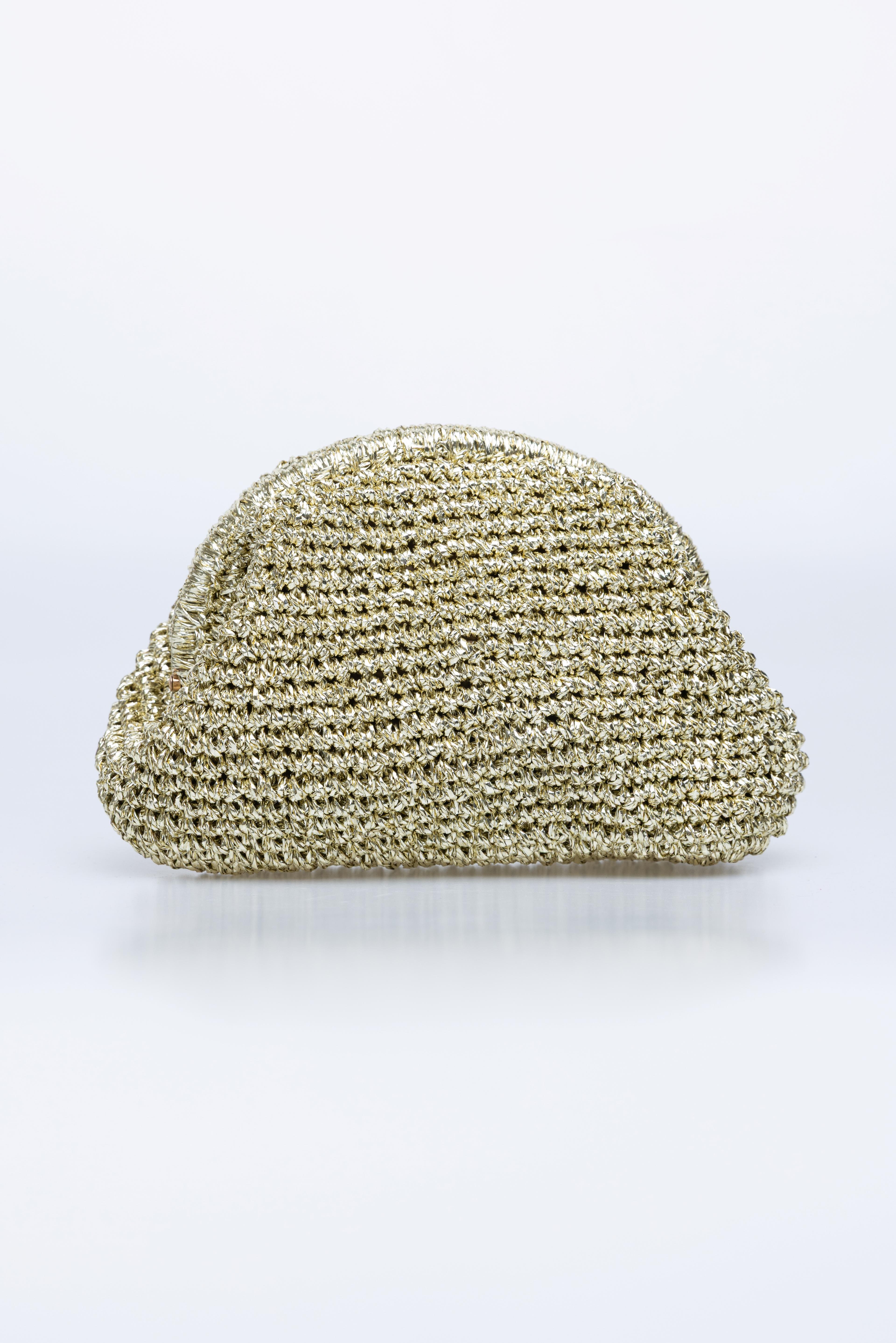 Gold Clutch Çanta